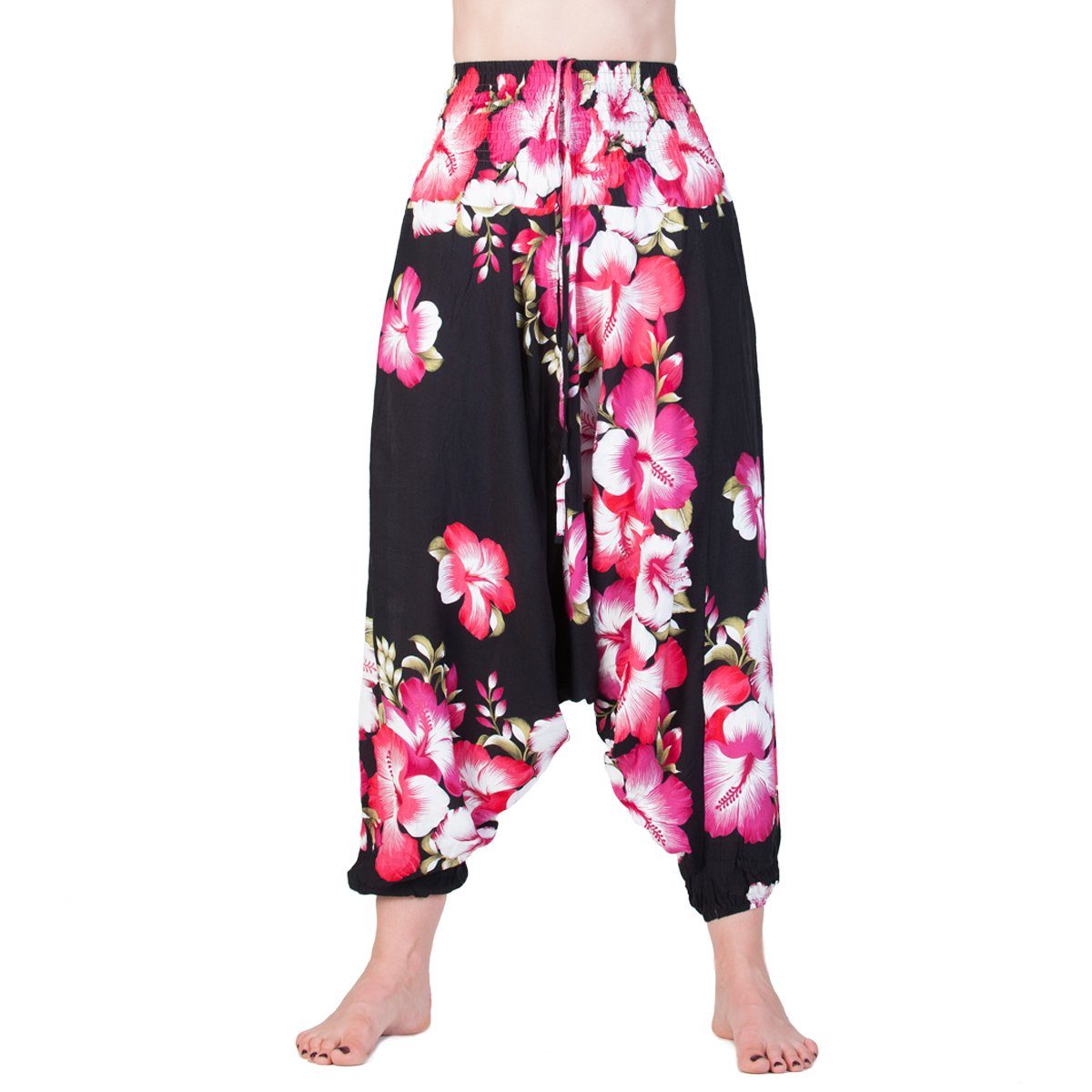 Haremshose Aladinhose Butterfly Haremshose aus 100% natürlicher Viskose Pumphose