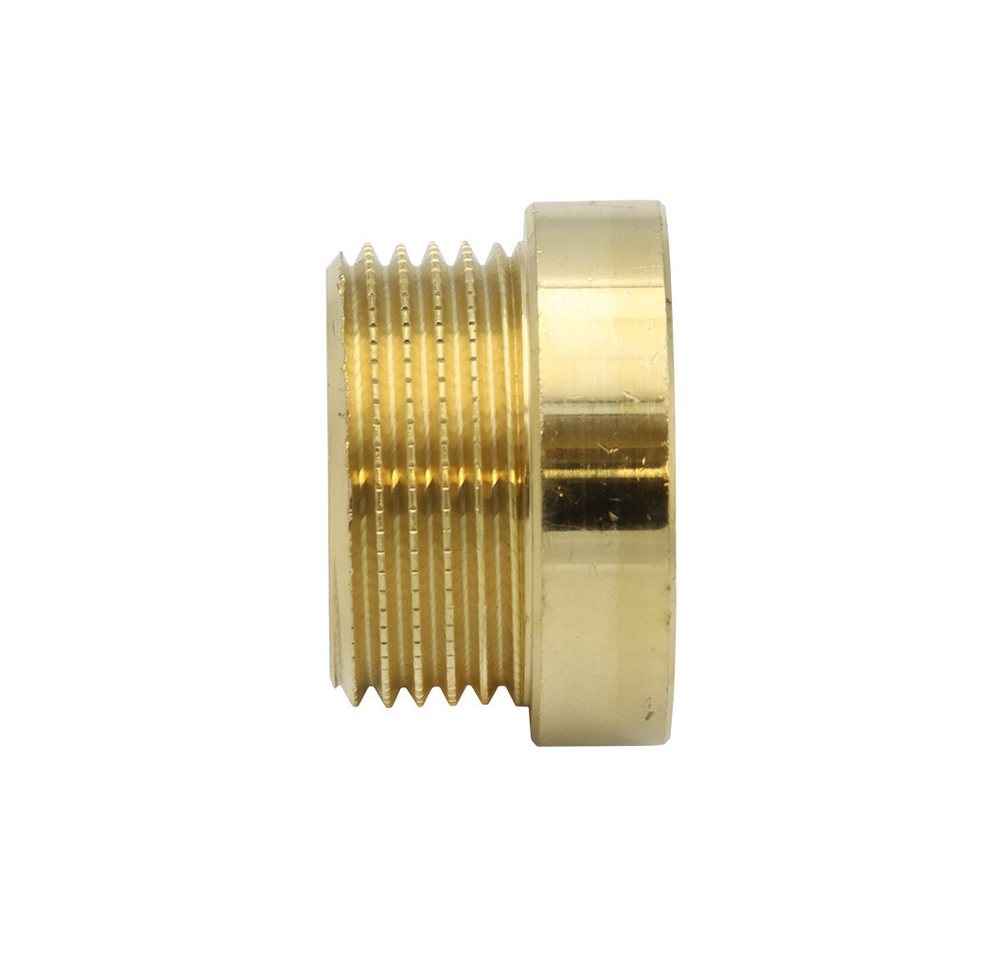 Thumbnail - General Fittins Gewindefitting Hahnverlängerung 1"x10mm Messing Gewindeverlängerung Rohrverlängerung