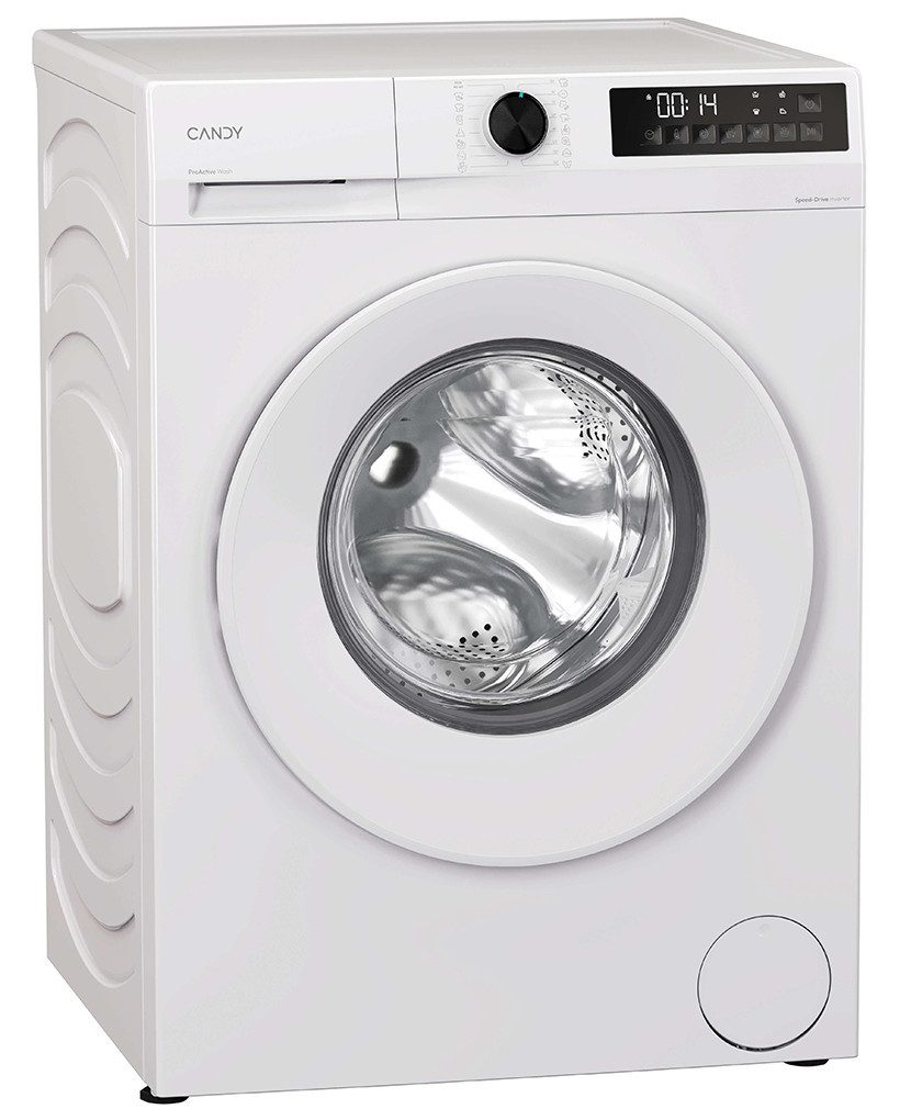 Candy Waschmaschine GD 4108-S, 10 kg, 1400 U/min, ProActiveWash, Dampffunktion, 4D-Display, Mengenautomatik