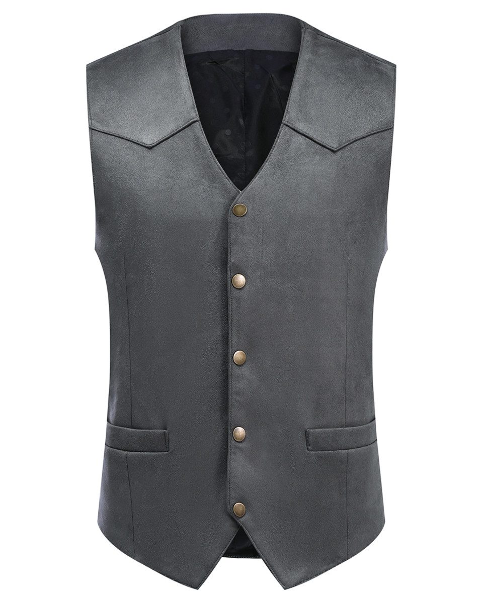 Allthemen Anzugweste Slim Fit Anzugweste im eleganten Look günstig online kaufen