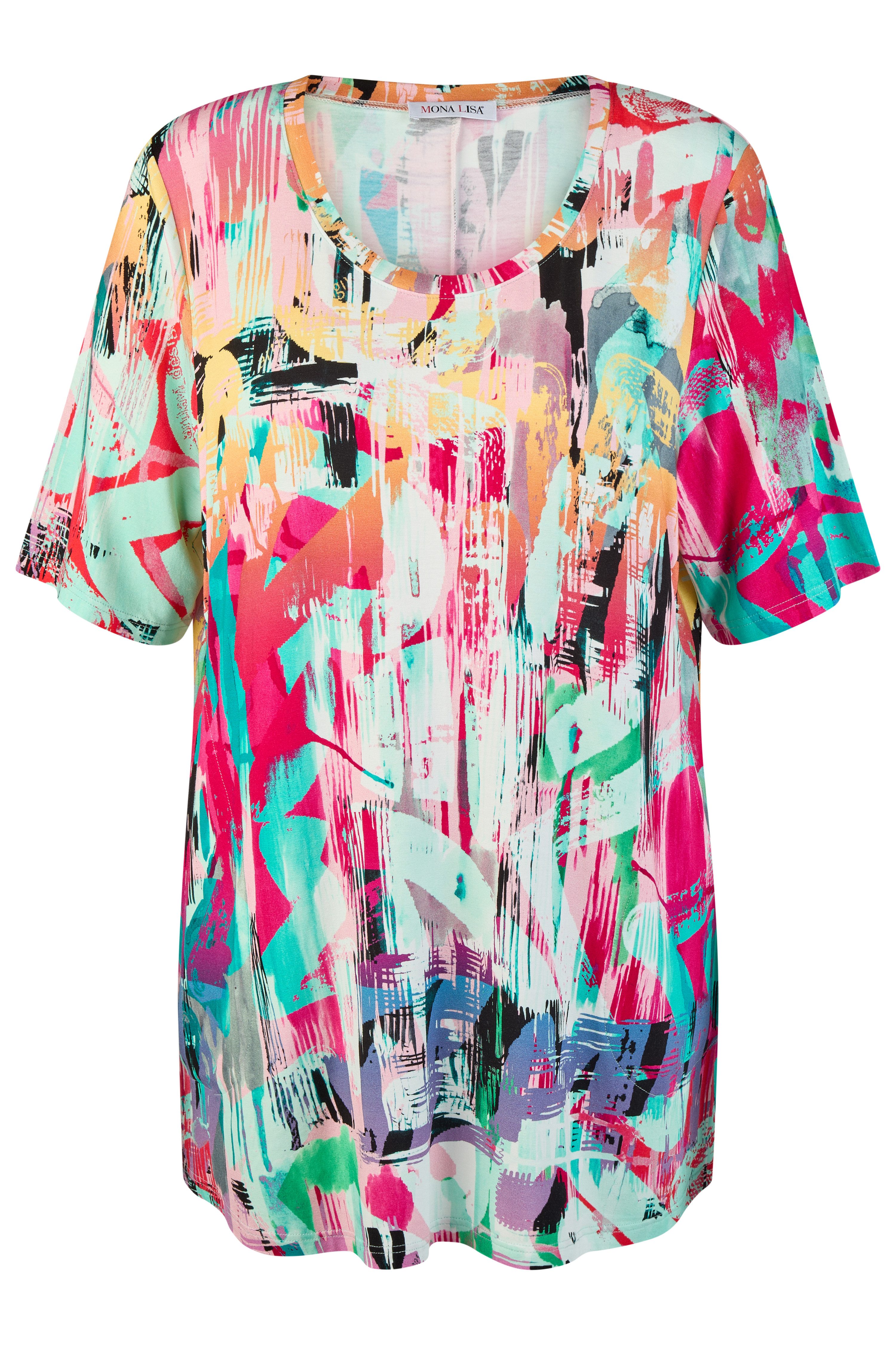 Mona Lisa Longshirt Große Größen Sommerliches Longshirt mit Taschen