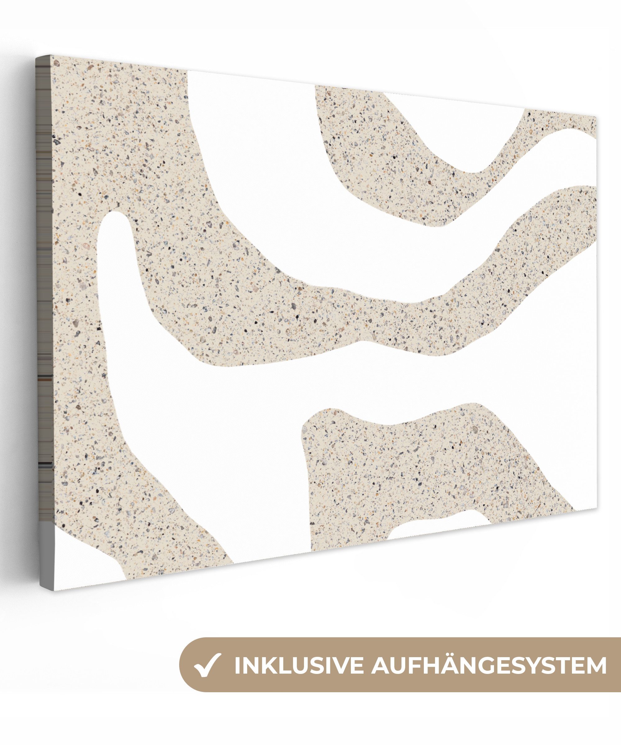OneMillionCanvasses® Leinwandbild Abstrakt - Terrazzo - günstig online kaufen