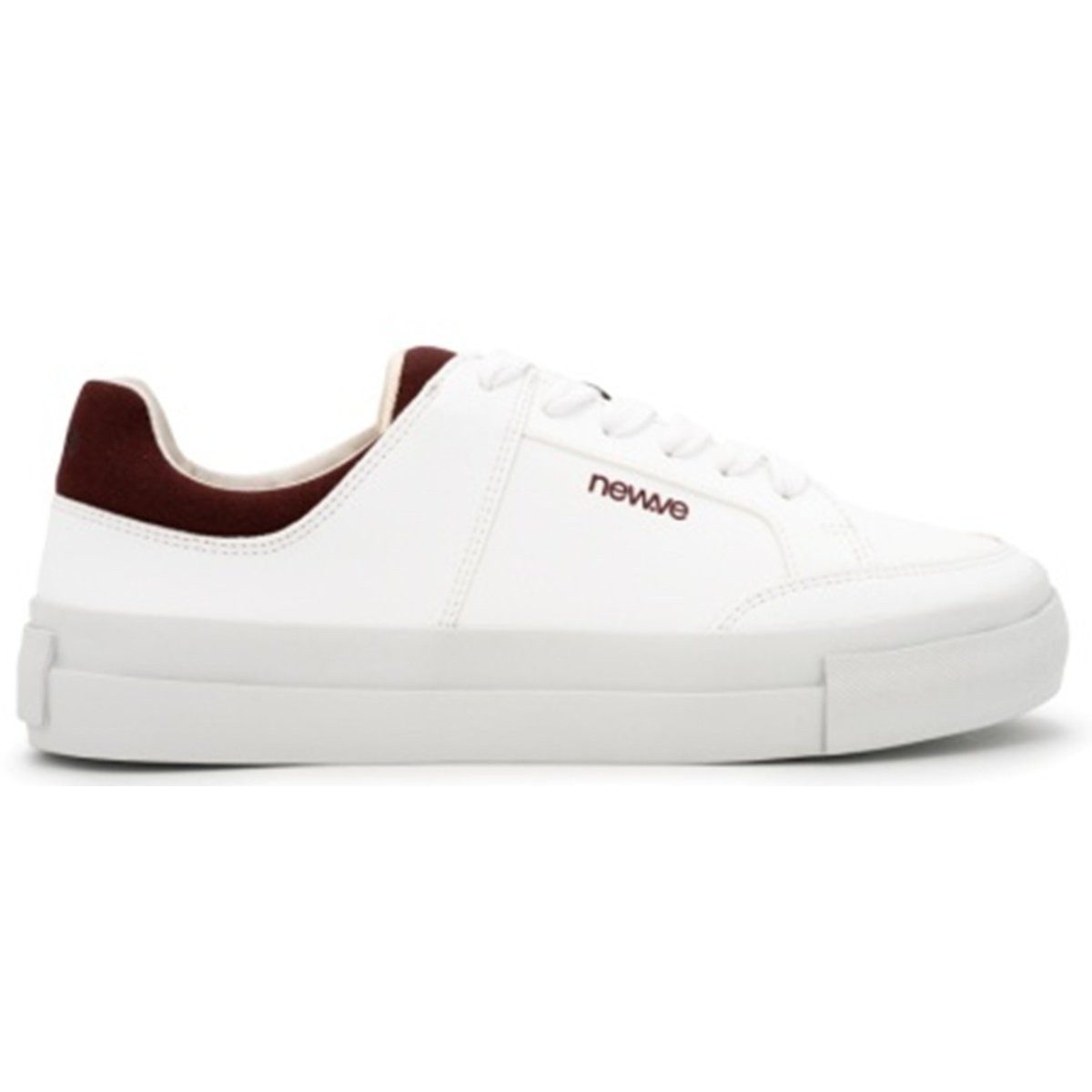 New.Ve Horizon weiss/bordeauxrot Sneaker