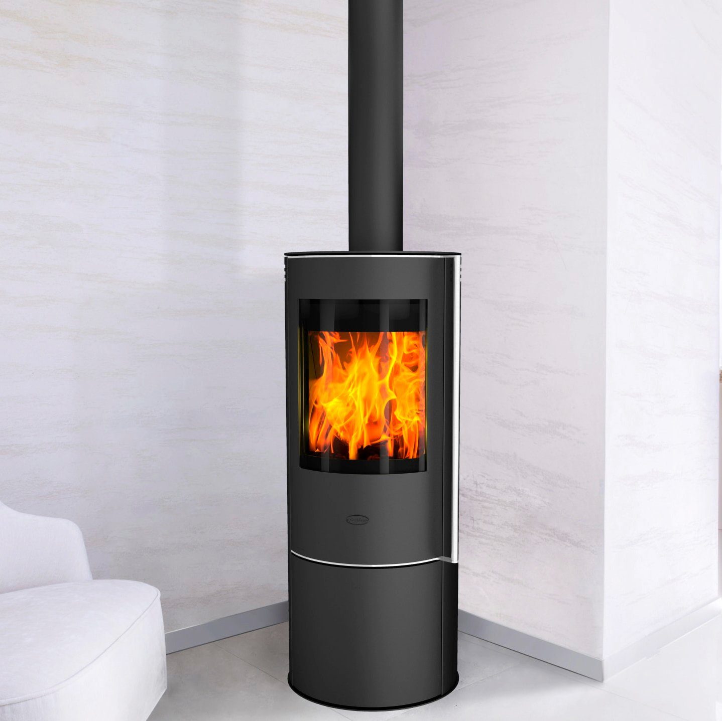 Fireplace Kaminofen Isola, 6 kW, Dauerbrand
