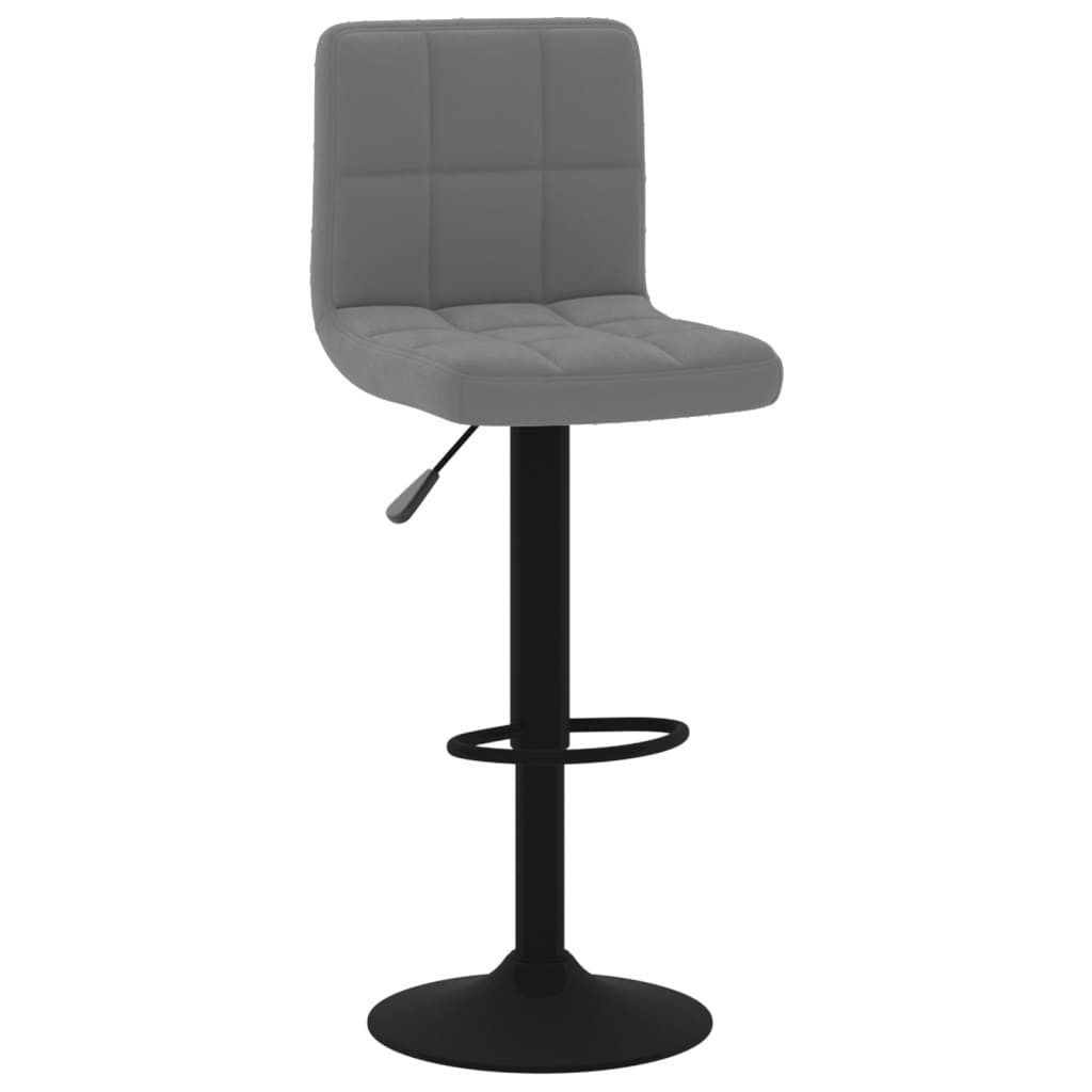 vidaXL Barhocker Barhocker Dunkelgrau Samt (1 günstig online kaufen