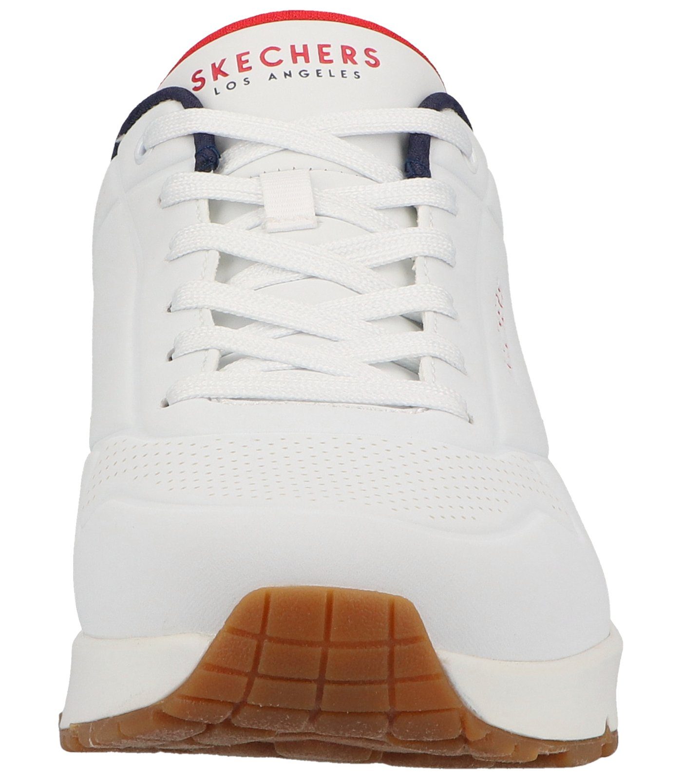 Sneaker Lederimitat Sneaker white/navy/red Skechers
