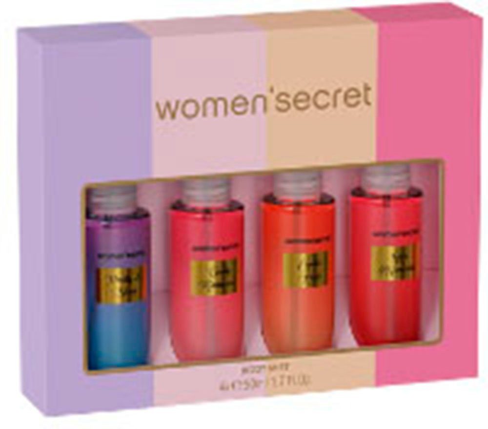 women'secret Duft-Set Women Secret Body Mist 4x 50ml Set "Senses", 4-tlg., mit verführerischer Eleganz