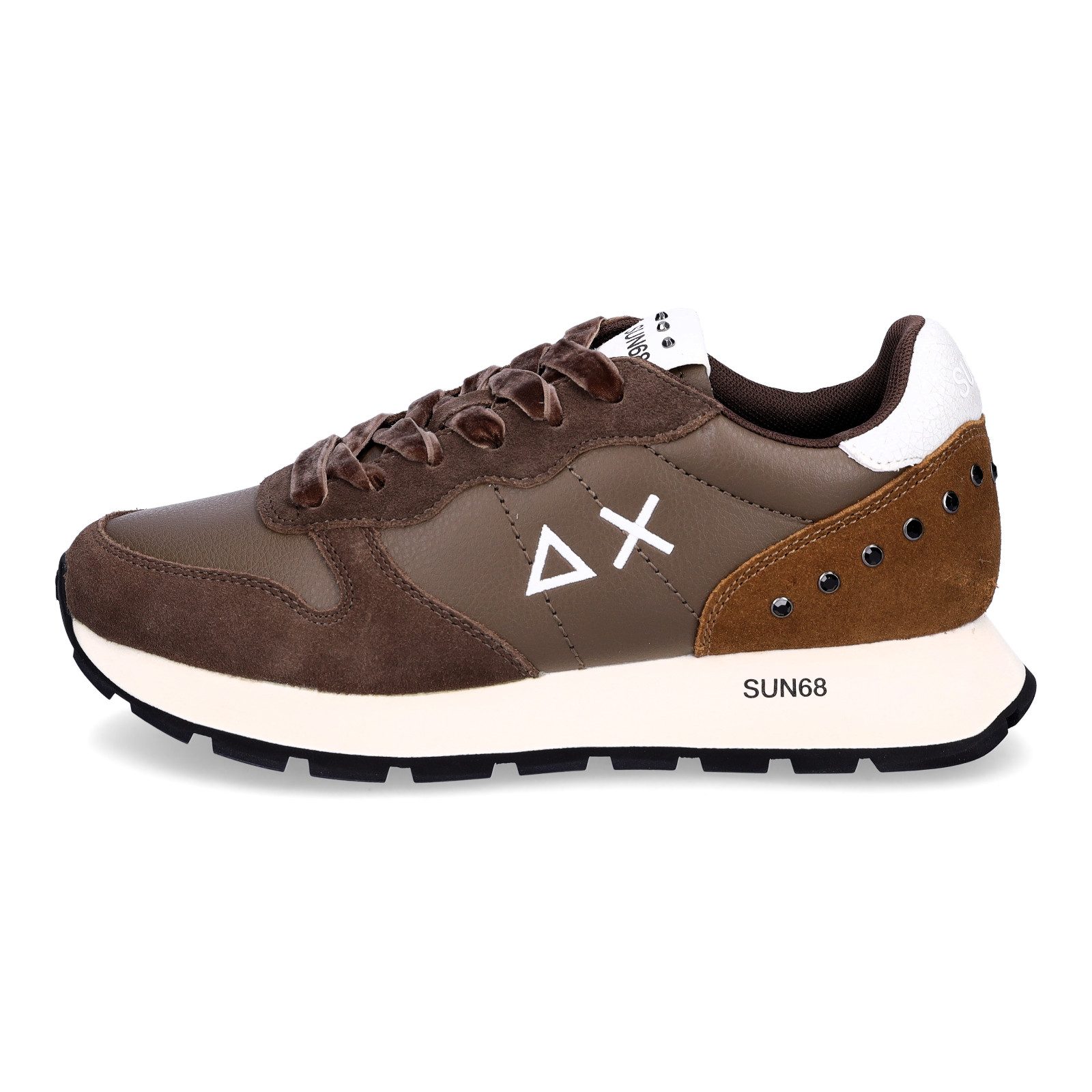 SUN 68 Sun68 Damen Sneaker Ally Studs braun Sneaker günstig online kaufen