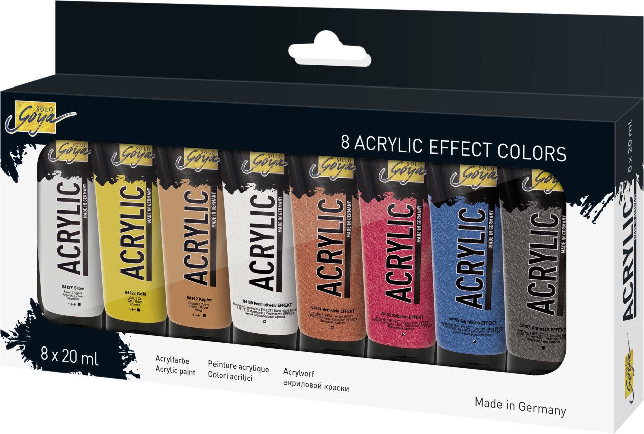 Kreul Acryl-Buntlack Kreul Solo Goya Acrylic Effect Colors 8er Set x 20