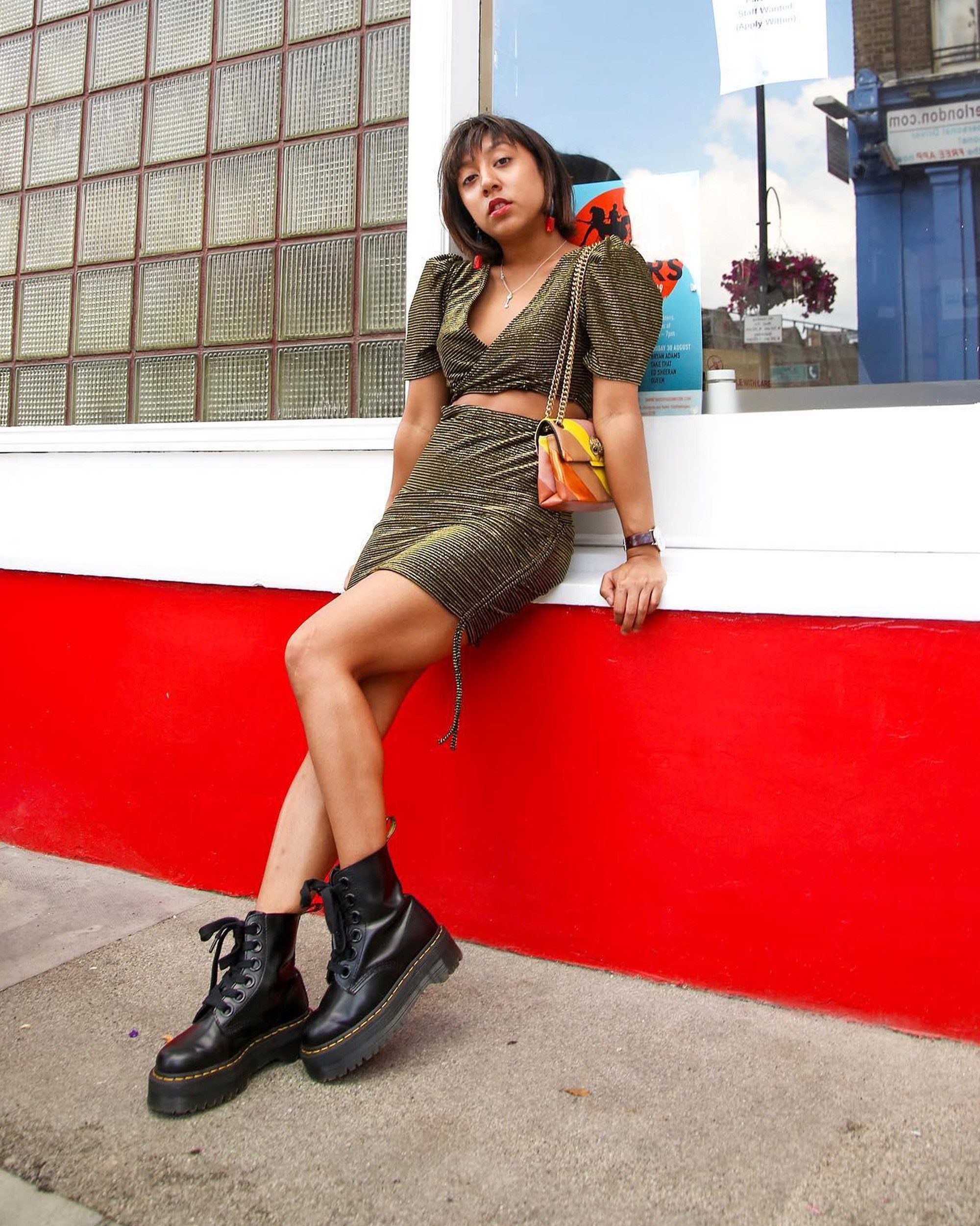 DR. MARTENS Molly Schnürboots Plateauboots, Chunky Boot mit modischen Schnü günstig online kaufen