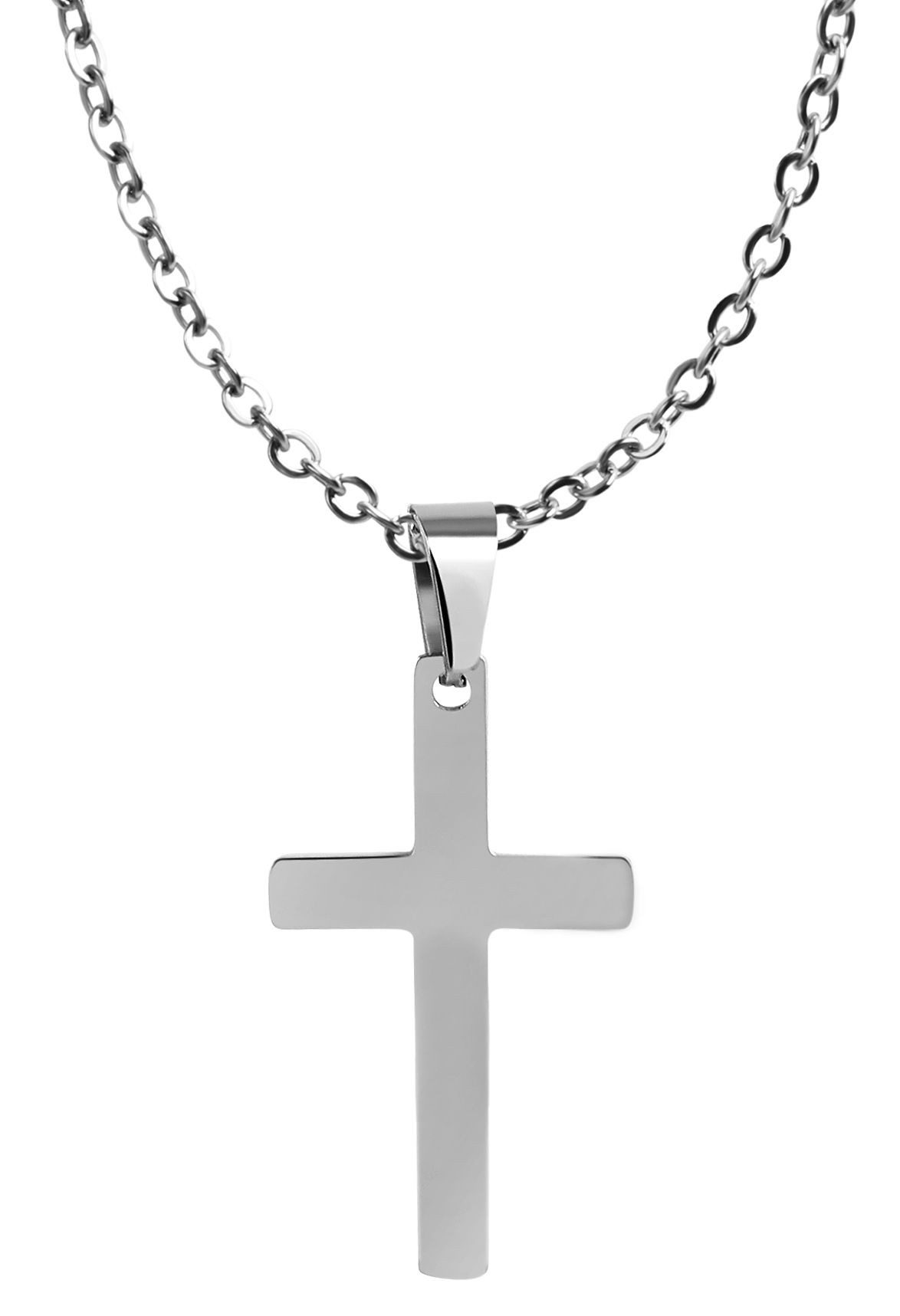 Kettenanhänger Anhänger – Kreuz Kreuzanhänger aus Edelstahl