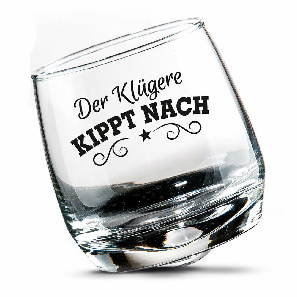 GILDE Glas Wackelglas Klug, 2er Set, Glas