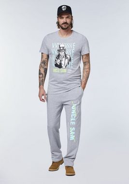 Uncle Sam Sweathose mit Label-Print