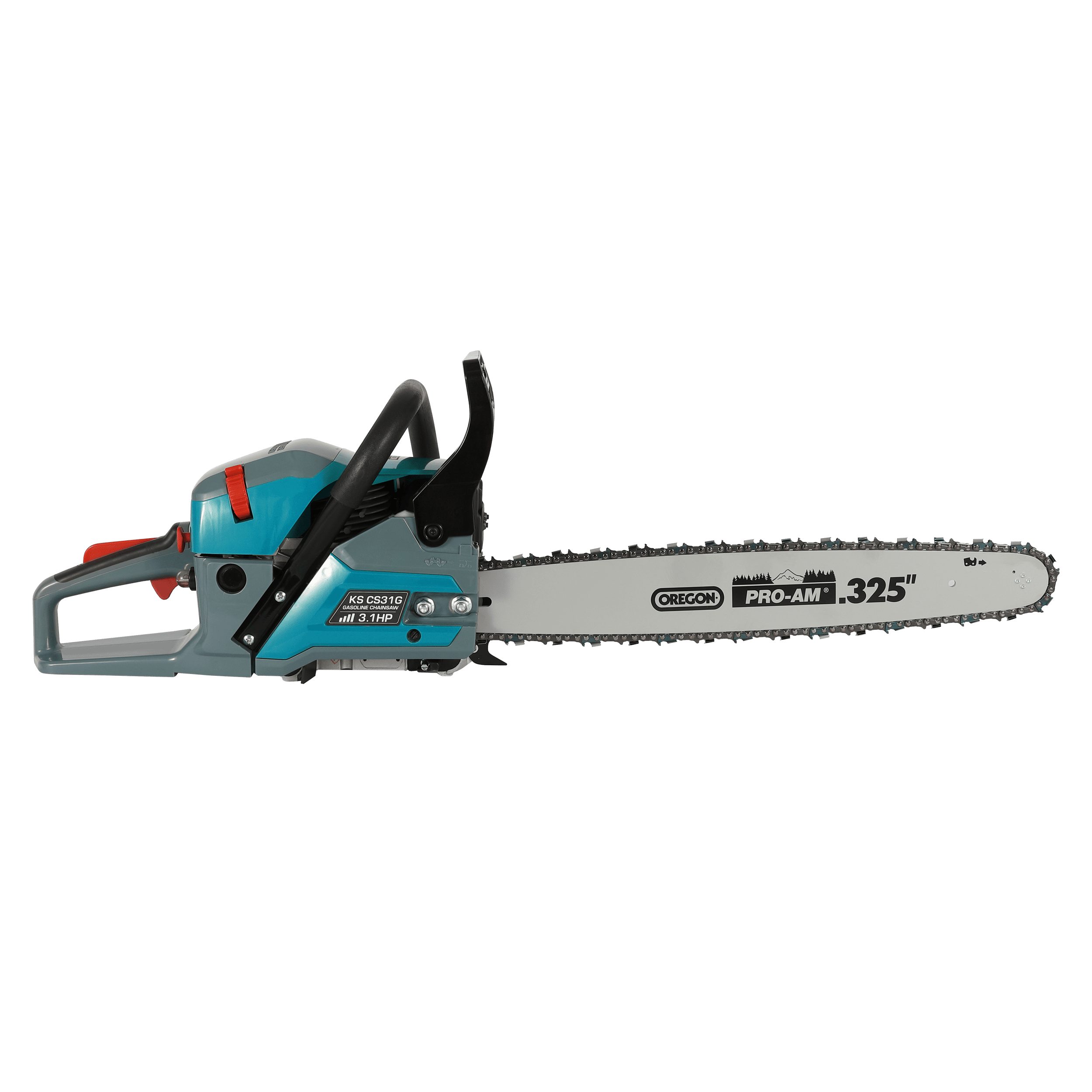 Könner & Söhnen Benzin-Kettensäge KS CS31G-16-1, 16” (40 cm) 54.5 cm3 8500 U/min, 1-tlg.