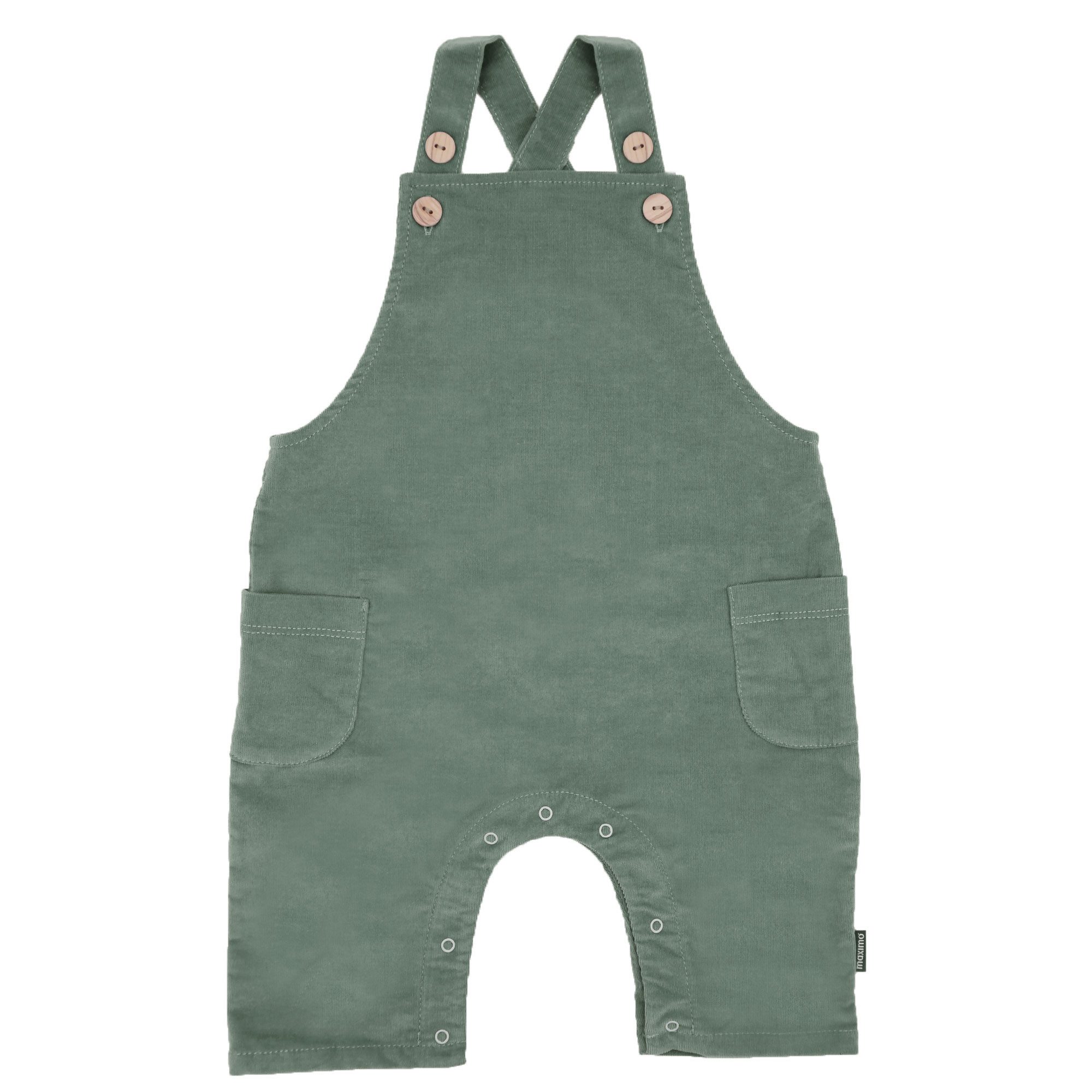 MAXIMO Latzhose Baumwollmix, Stretch-Cord, Träger, zum Knöpfen, Wickelöffnung