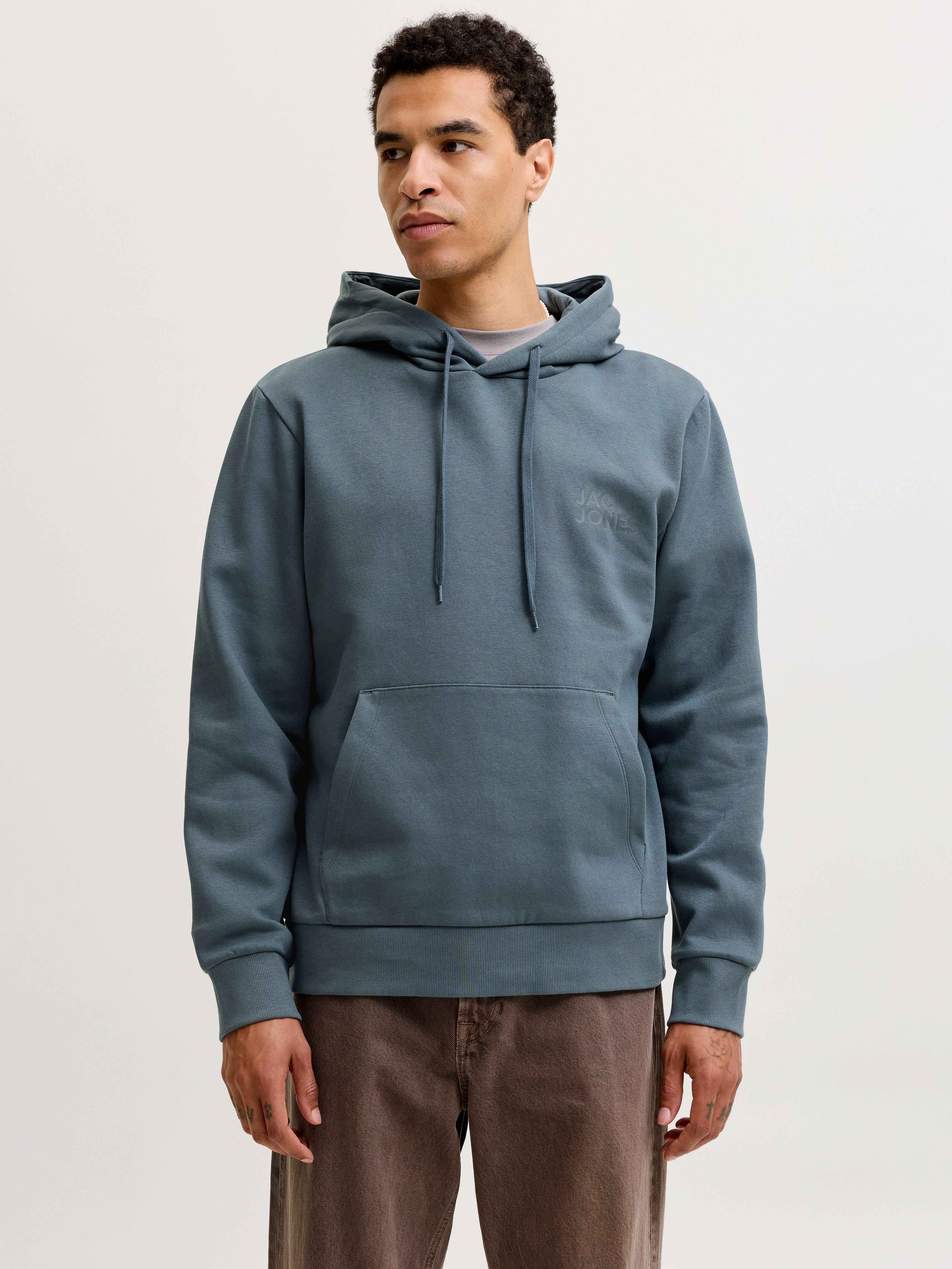 Kapuzensweatshirt JJECORP LOGO SWEAT HOOD NOOS