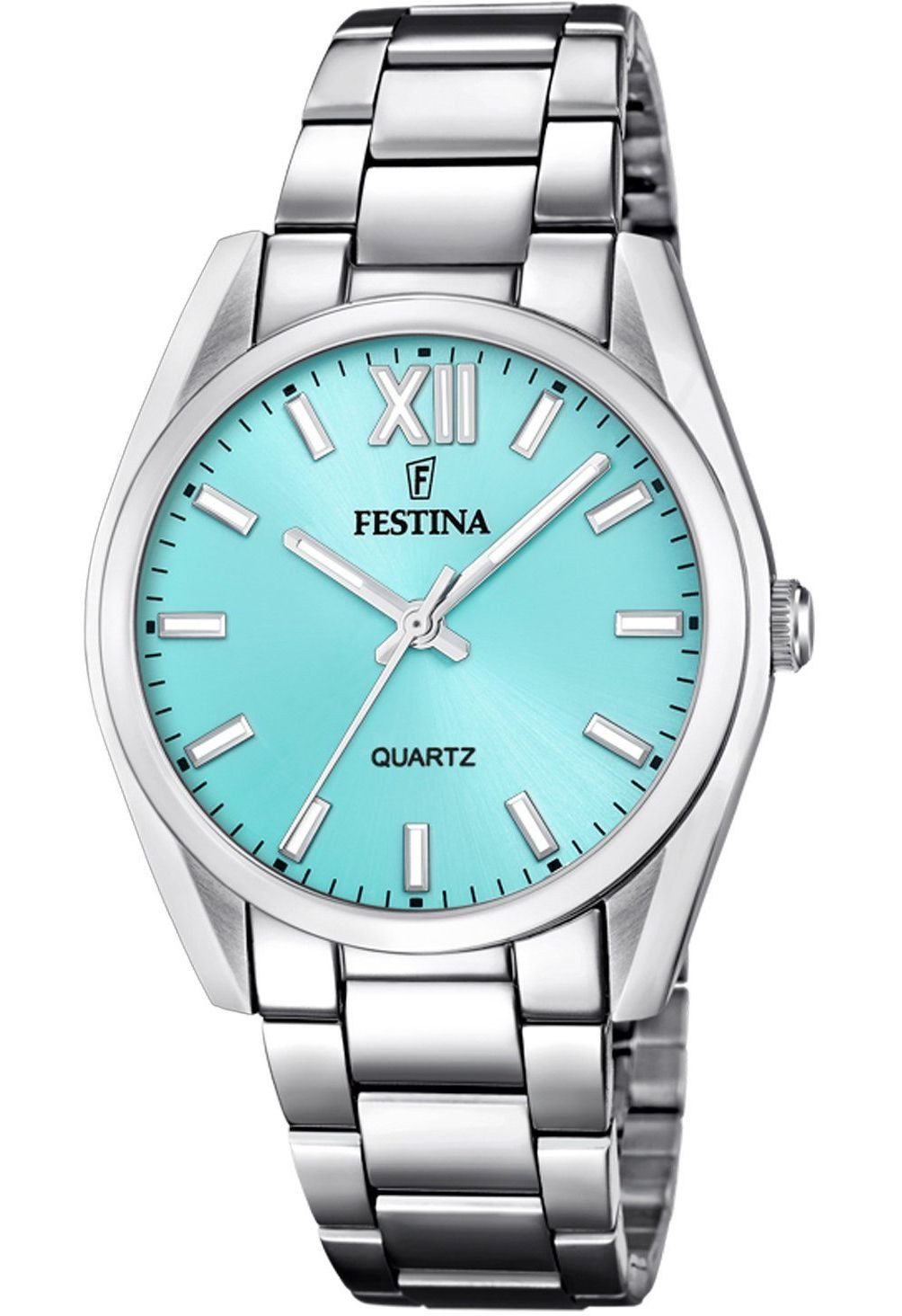 Festina Quarzuhr Boyfriend Damenuhr F20622-D Türkis günstig online kaufen