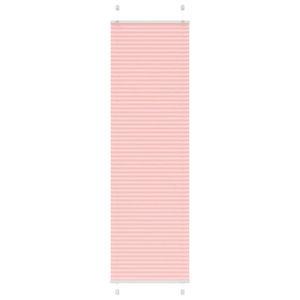 vidaXL Jalousie 55 x 200 cm Plissee Rosa 55x200 cm Stoffbreite 54,4 cm Polyester