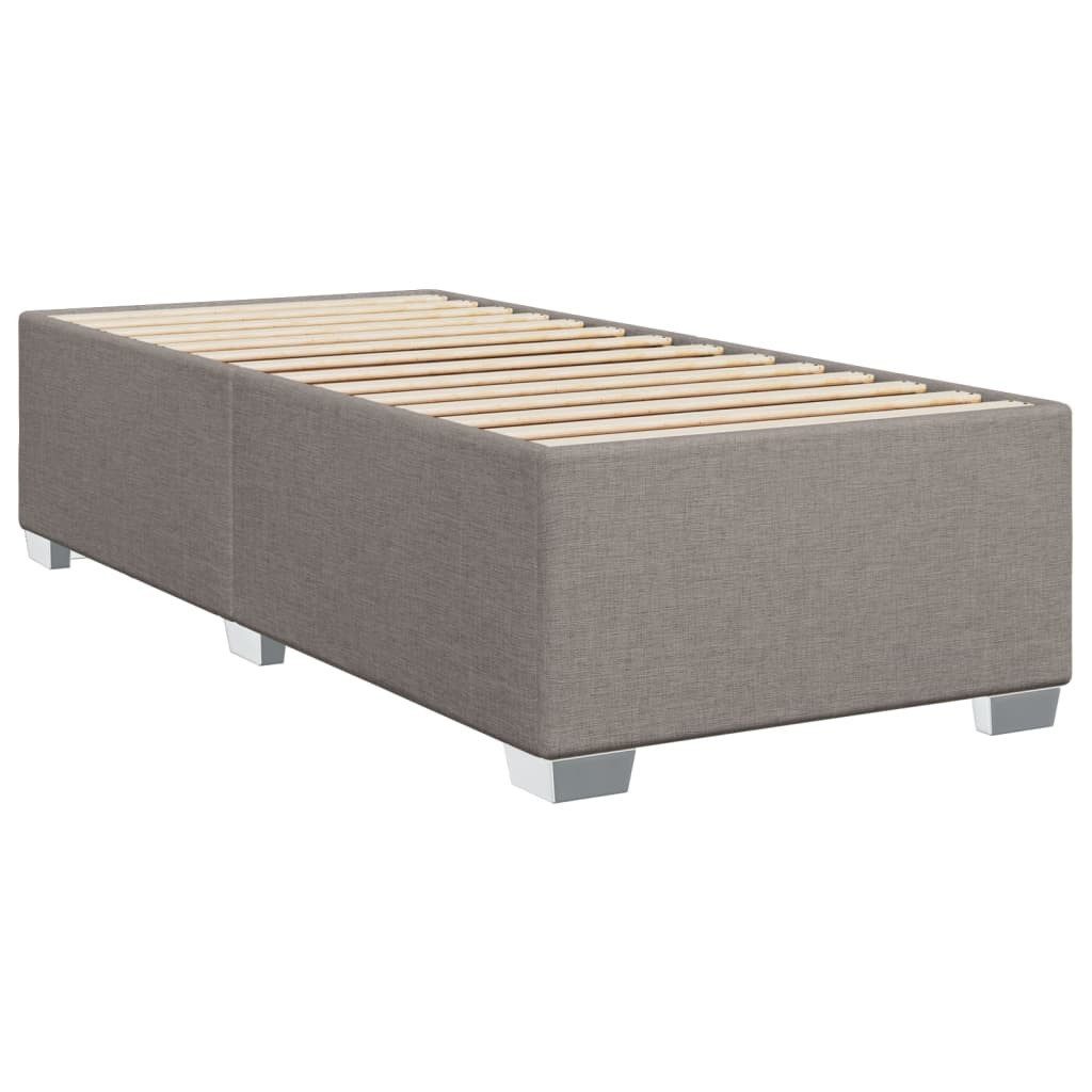 vidaXL Bett Bettgestell ohne Matratze Taupe günstig online kaufen