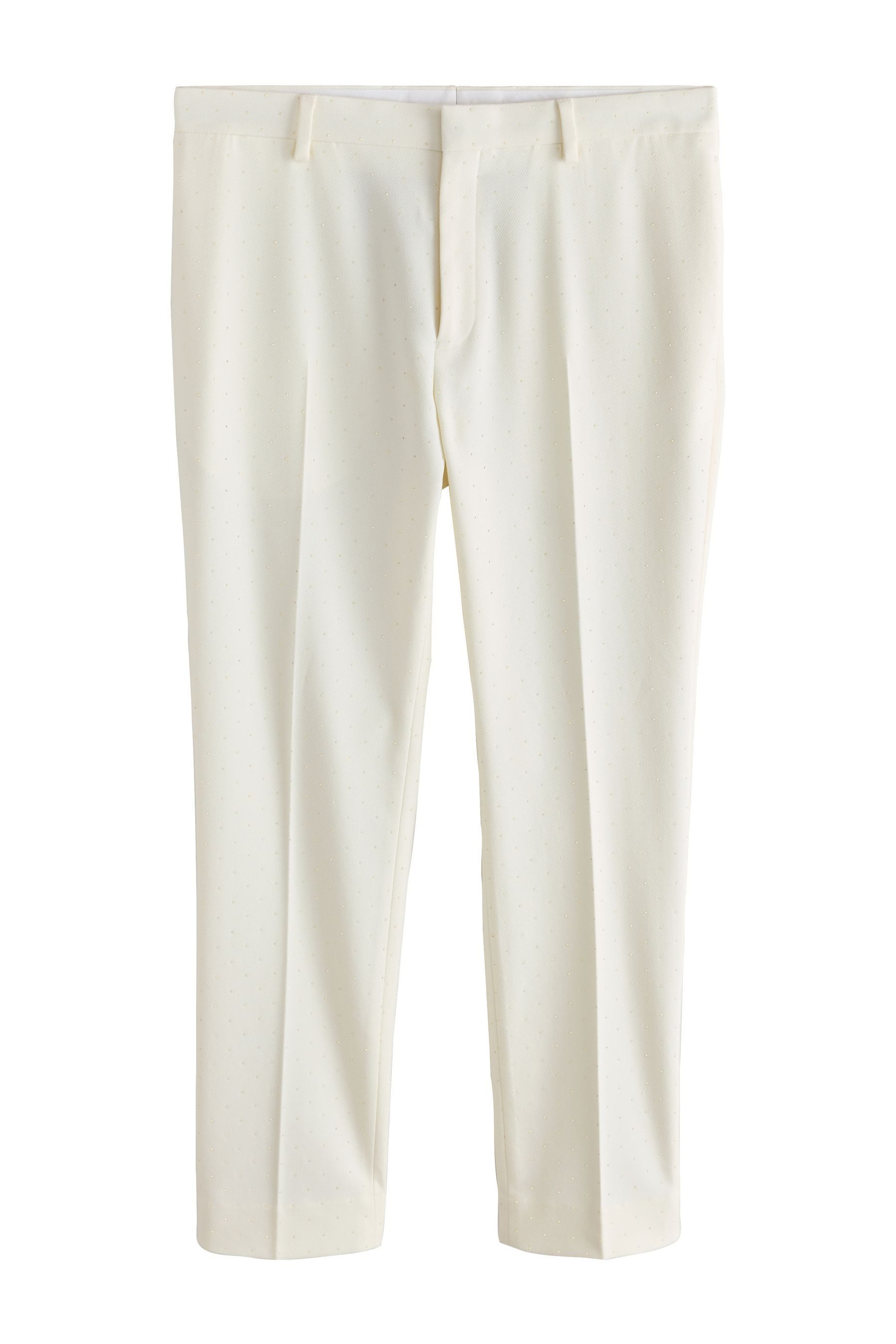 Next Anzughose Slim Fit Smokingshose mit Glitzer (1-tlg)