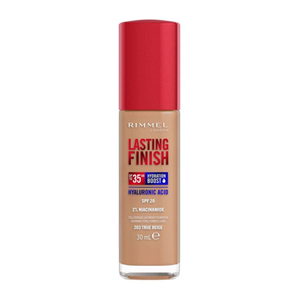 Rimmel London Foundation Lasting Finish Hydration Boost Spf20 303-Honey 30ml