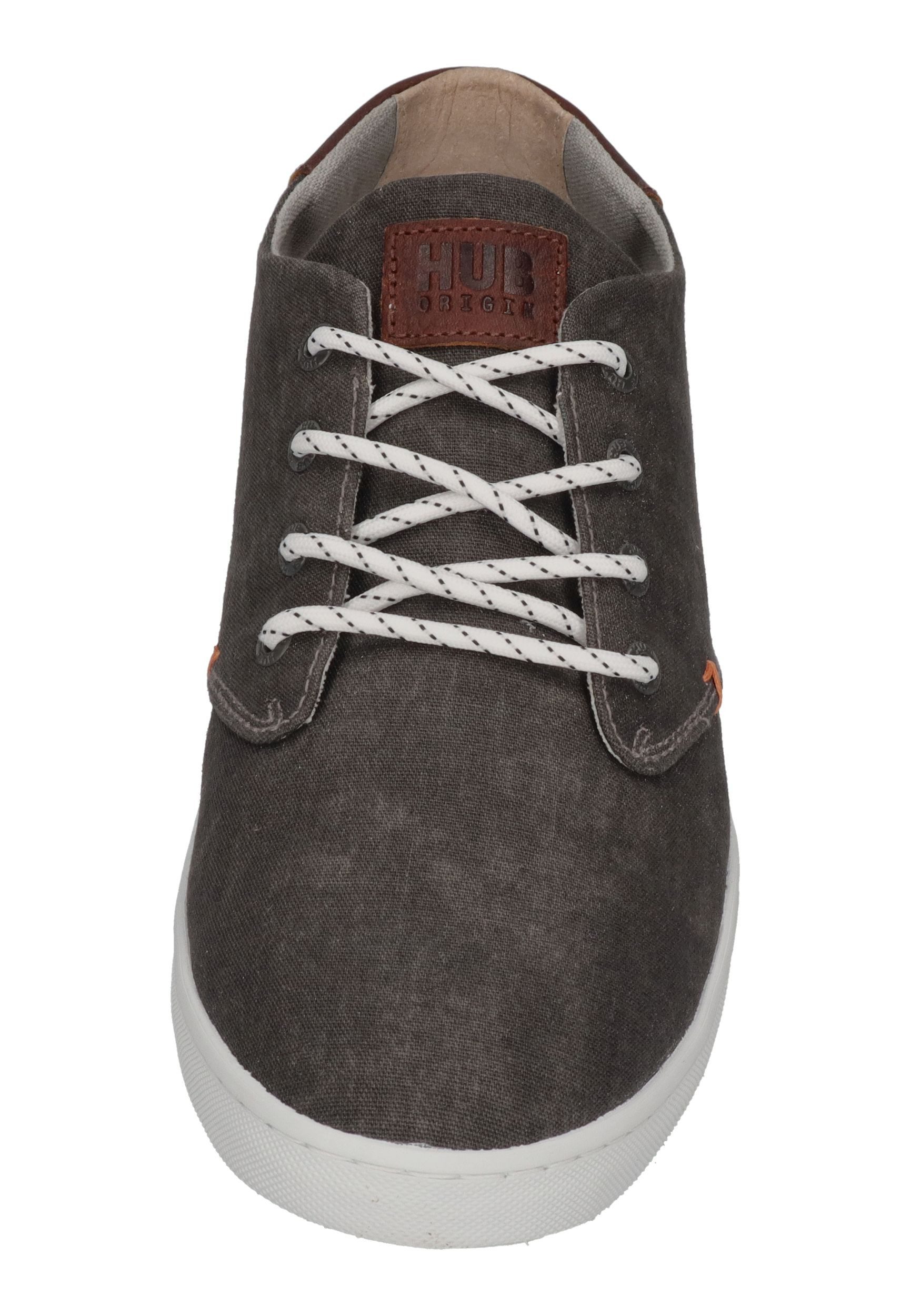 HUB CHUCKER Sneaker Black Cognac White