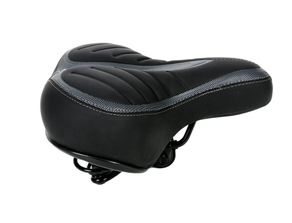 Dunlop Fahrradsattel Fahrradsattel für City- und Tourenräder (Sattel ergonomisch geformt, 1-tlg), Fahrradsattel gepolstert