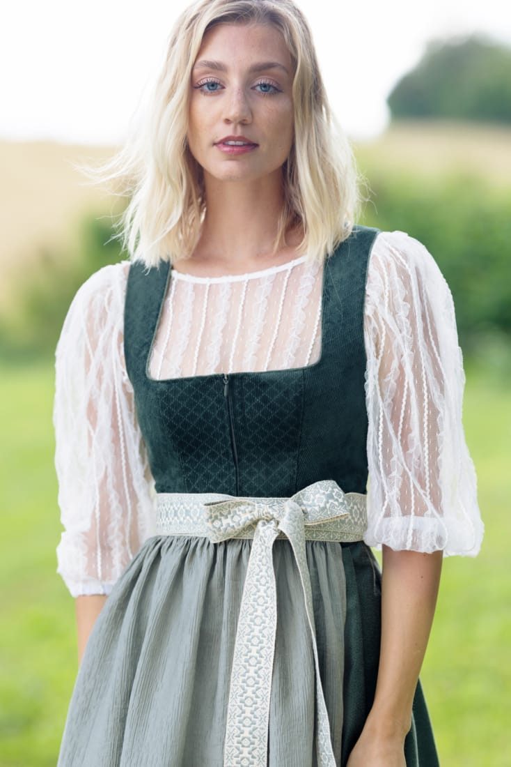 MarJo Dirndl Dirndl Berndorf 75cm Länge tanne
