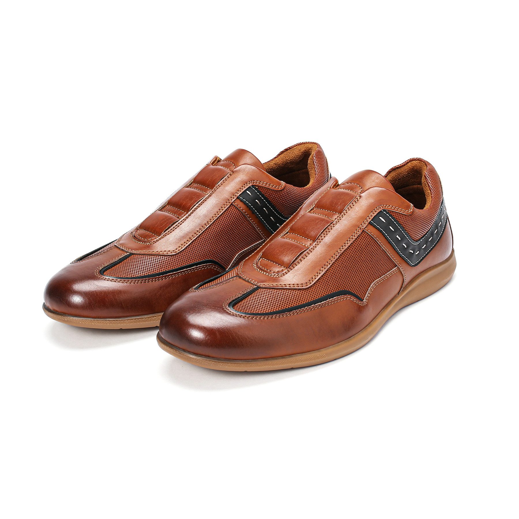 Allthemen Slip-On Sneaker Bequeme Herren Schlupfschuh im Vintage Freizeit Slip-On Sneaker