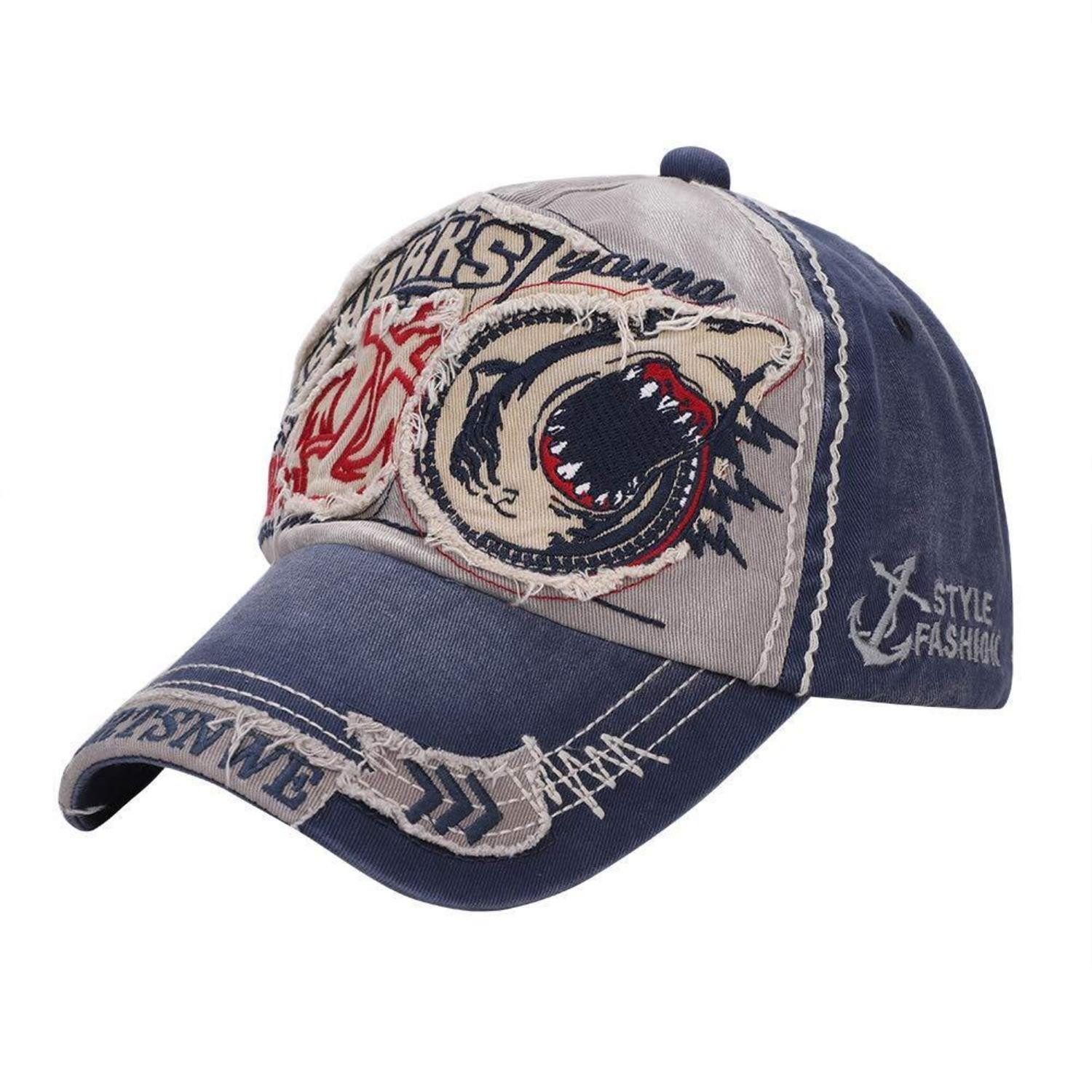 LuxusKollektion Baseball Cap Baseballkappe Damen Herren Snapback Baumwolle 56-60 Farbe3 (1-St)