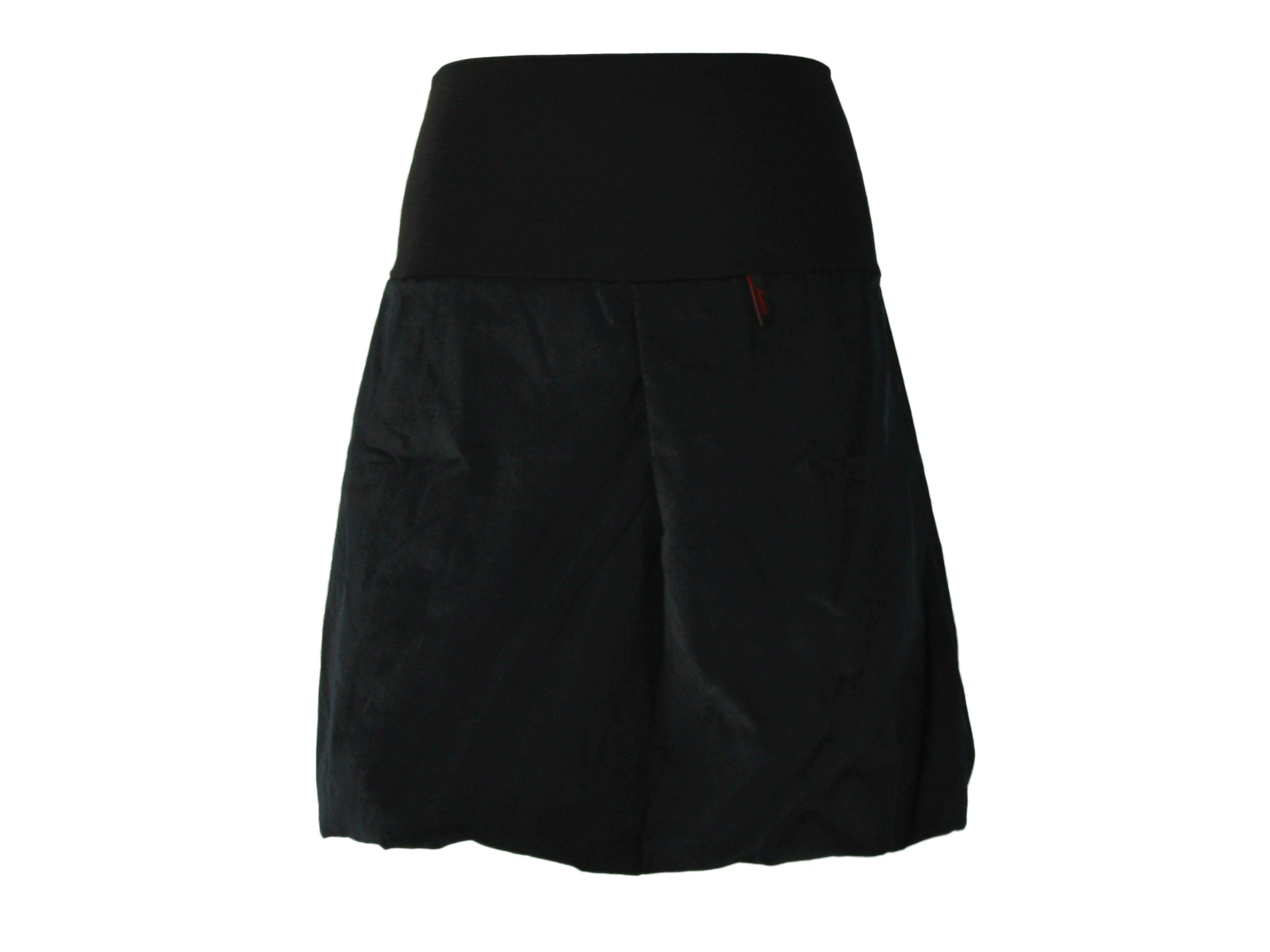 dunkle design Ballonrock 51cm Cord Schwarz Rot elastischer Bund günstig online kaufen