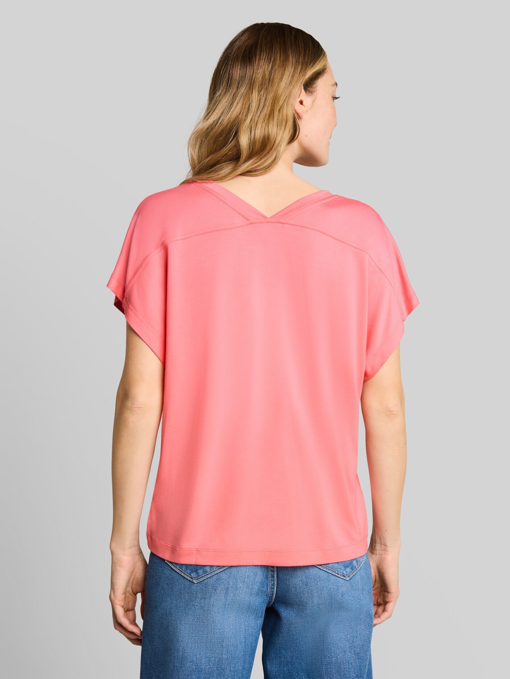 TOM TAILOR T-Shirt T-Shirt T-Shirt mit V-Ausschnitt