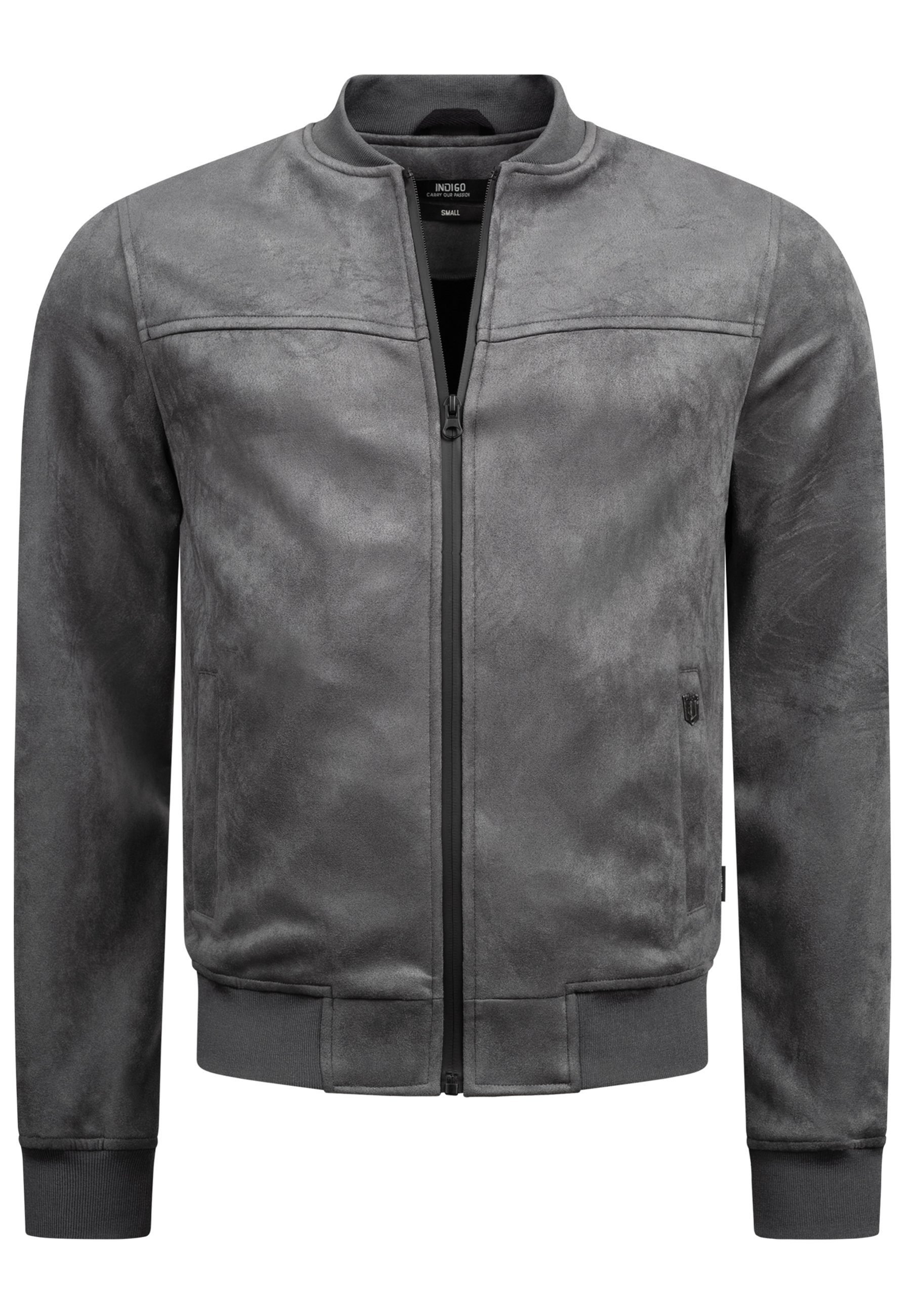 Indicode Sommerjacke Ibon Kunstlederjacke mit Stehkragen günstig online kaufen