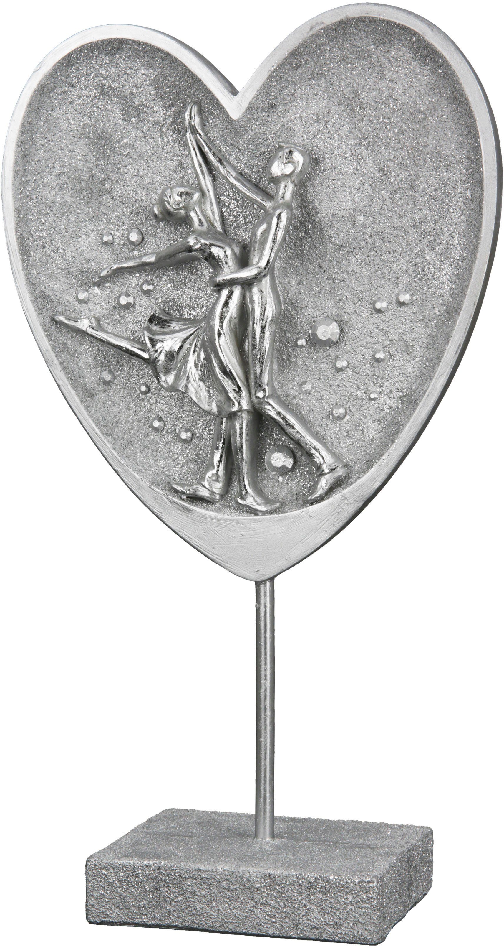 Casablanca by Gilde Dekofigur Skulptur tanzendes Paar im Herz (1 St)