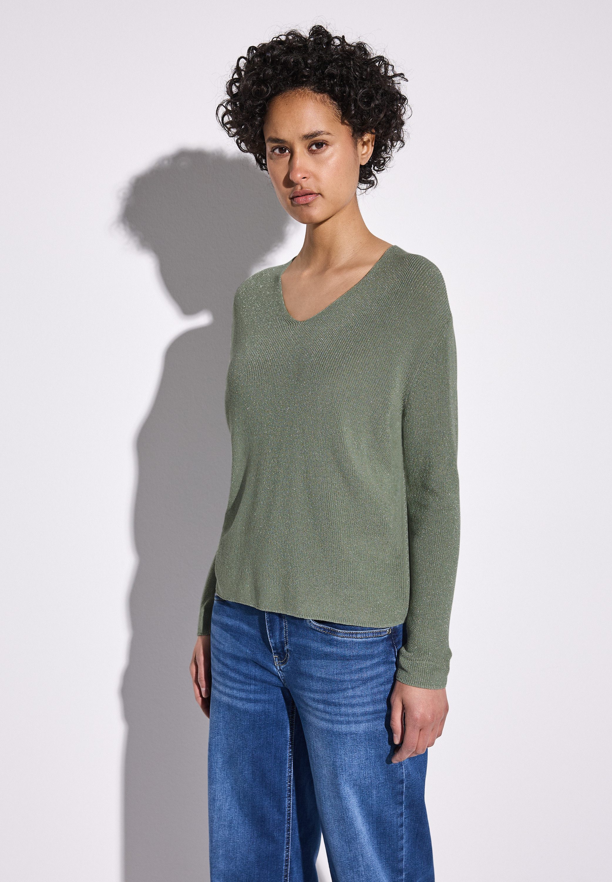 STREET ONE Strickpullover im soften Baumwoll-Mix
