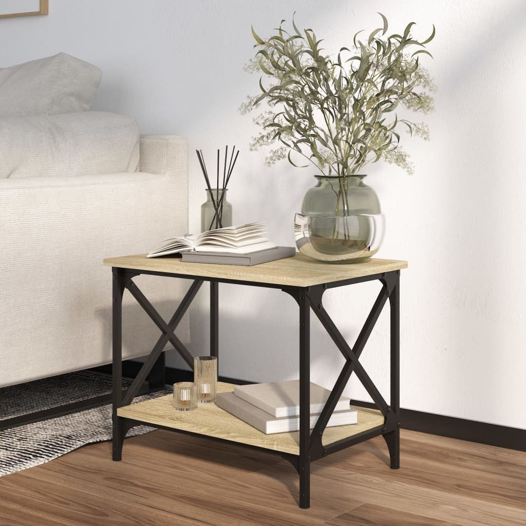 vidaXL Couchtisch Beistelltisch Sonoma-Eiche 55x38x45 cm günstig online kaufen