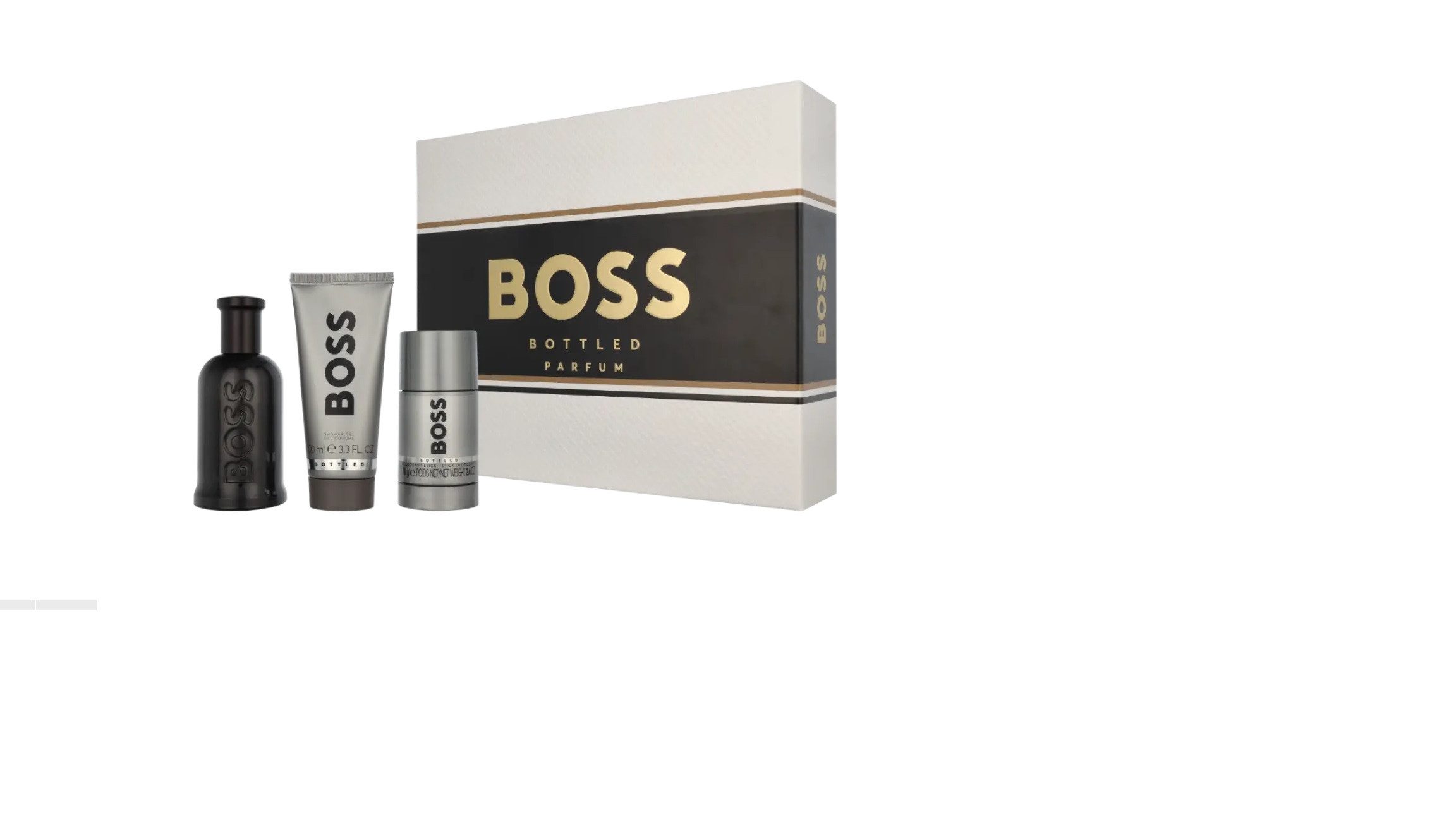 BOSS Duft-Set Bottled, 3-tlg., Extrait Parfum; Duschgel; Deo Stick;