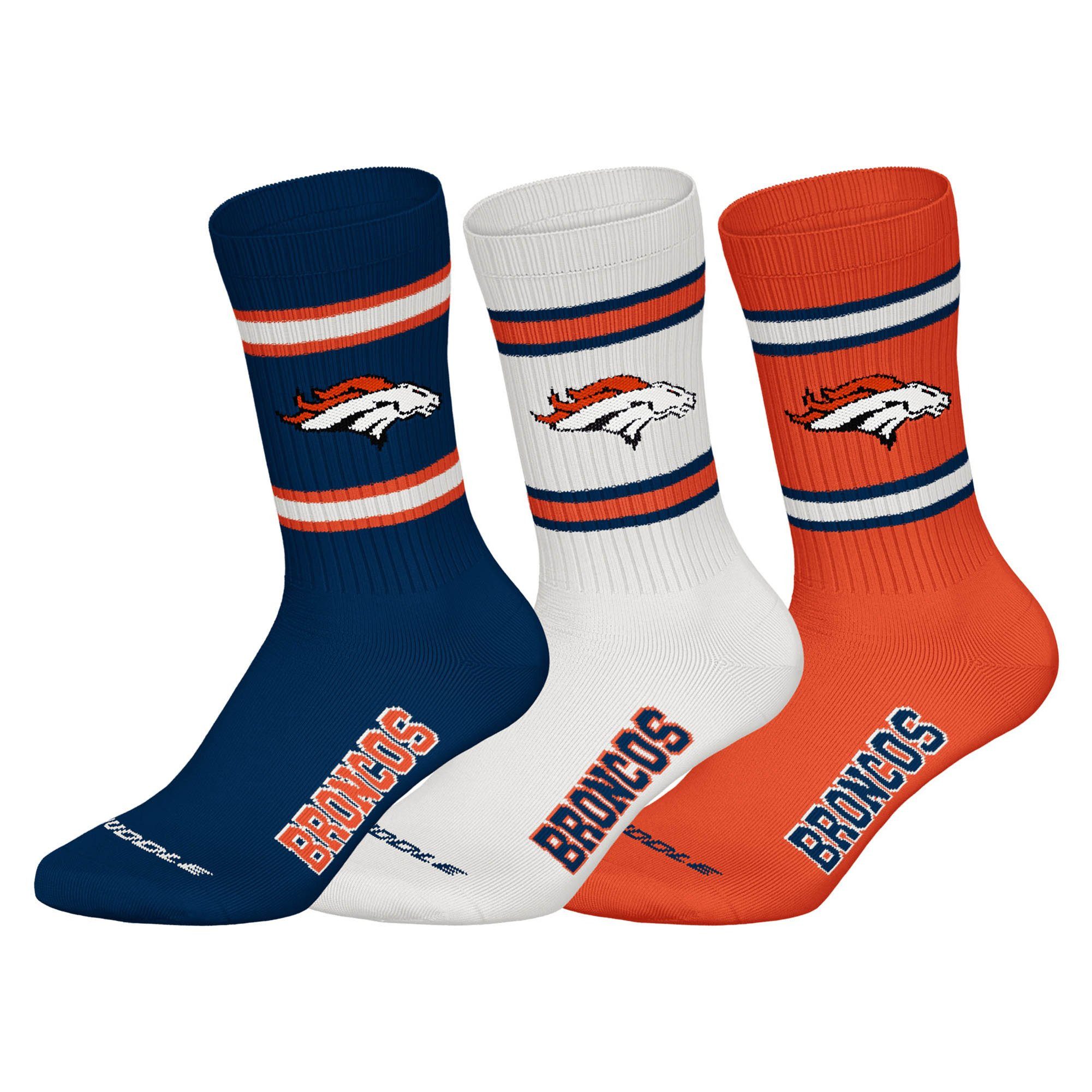 NFL Kurzsocken Unisex Socken 3er Pack Baumwolle (Packung, 3er Pack) günstig online kaufen