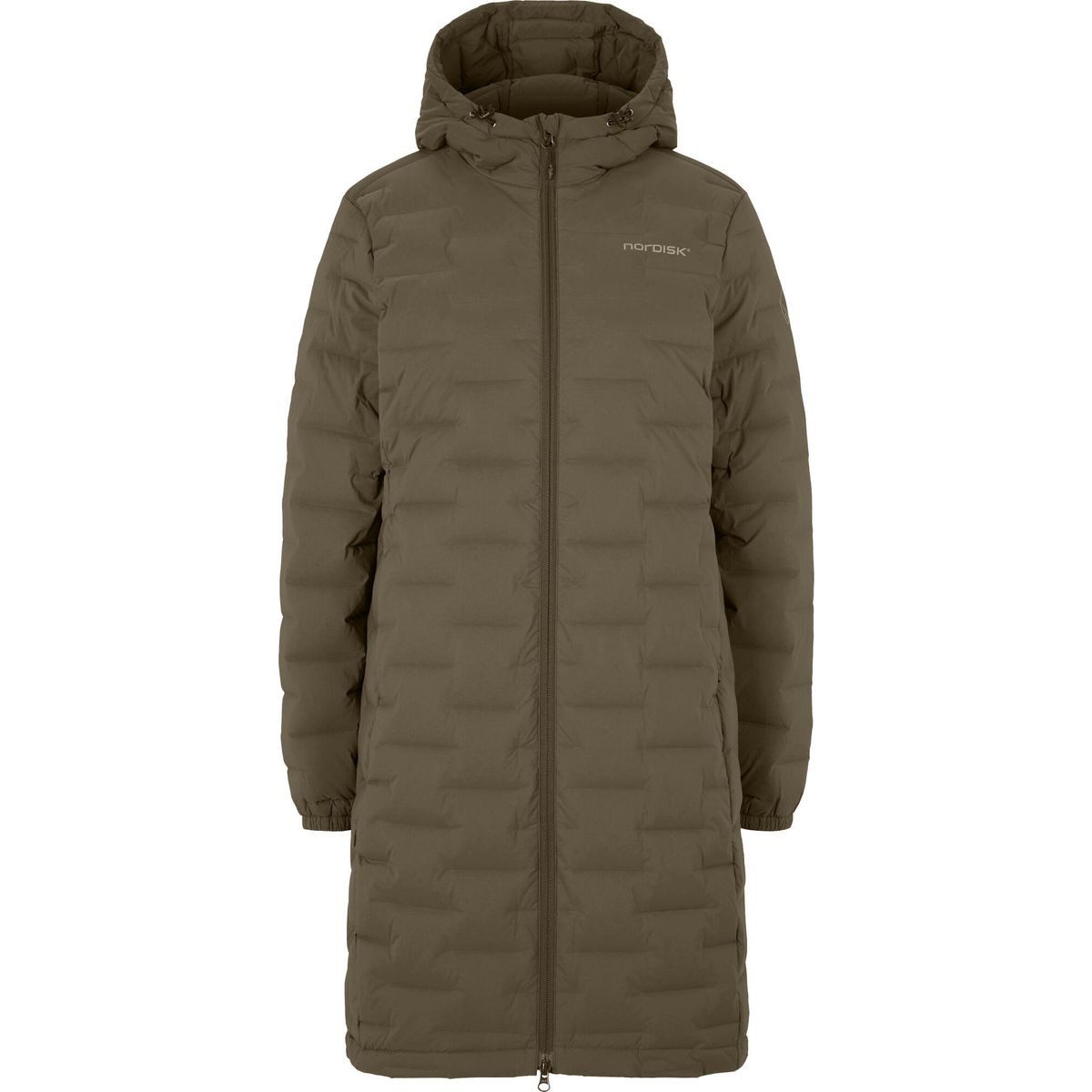 Nordisk Outdoorjacke Iris W's Woven Chambers Down Coat Eleganter Daunenmantel mit Stretchmaterial, optimaler Wärmeverteilung