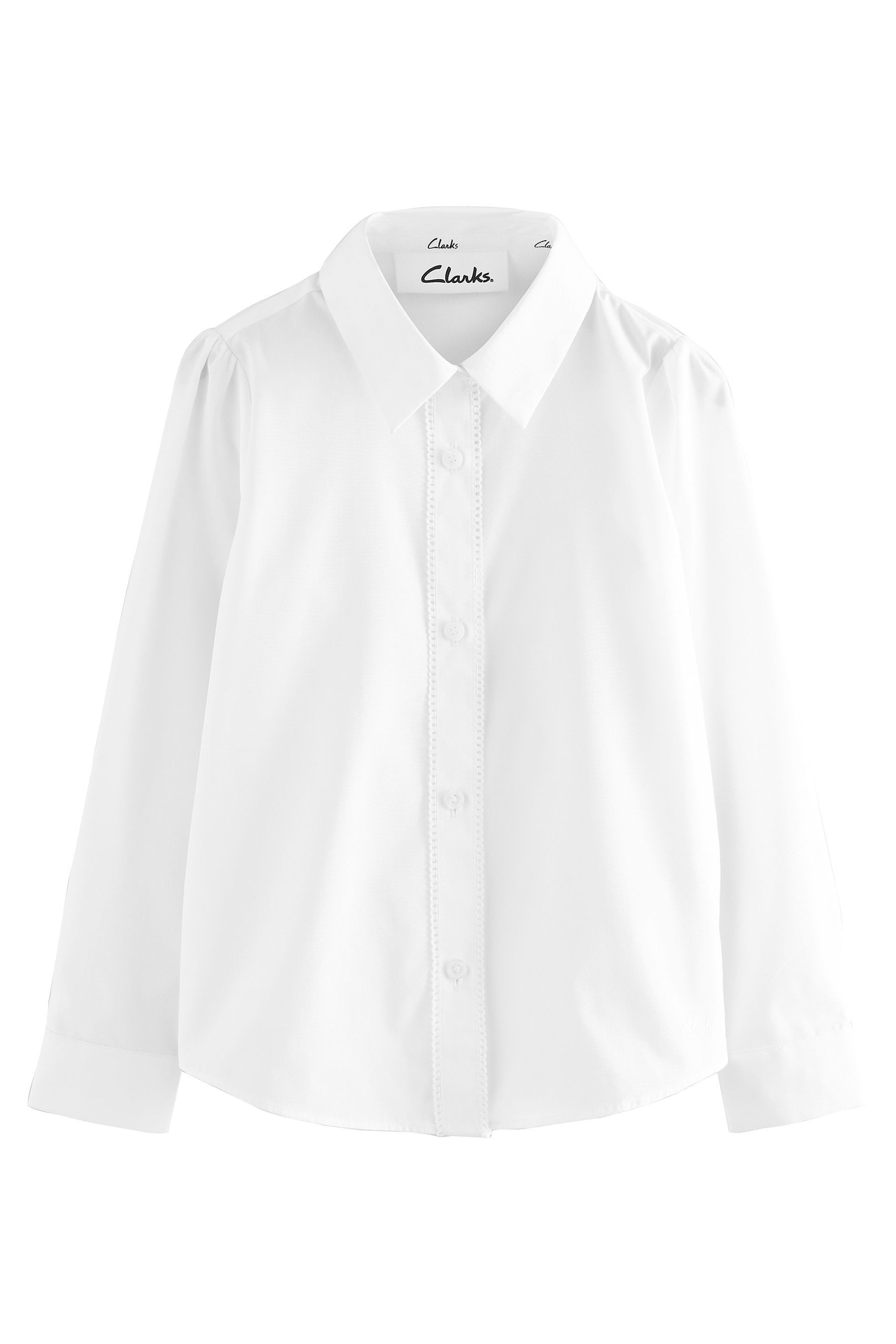 Clarks Langarmhemd Clarks 5er-Pack Langarmblusen für Mädchen (5-tlg)