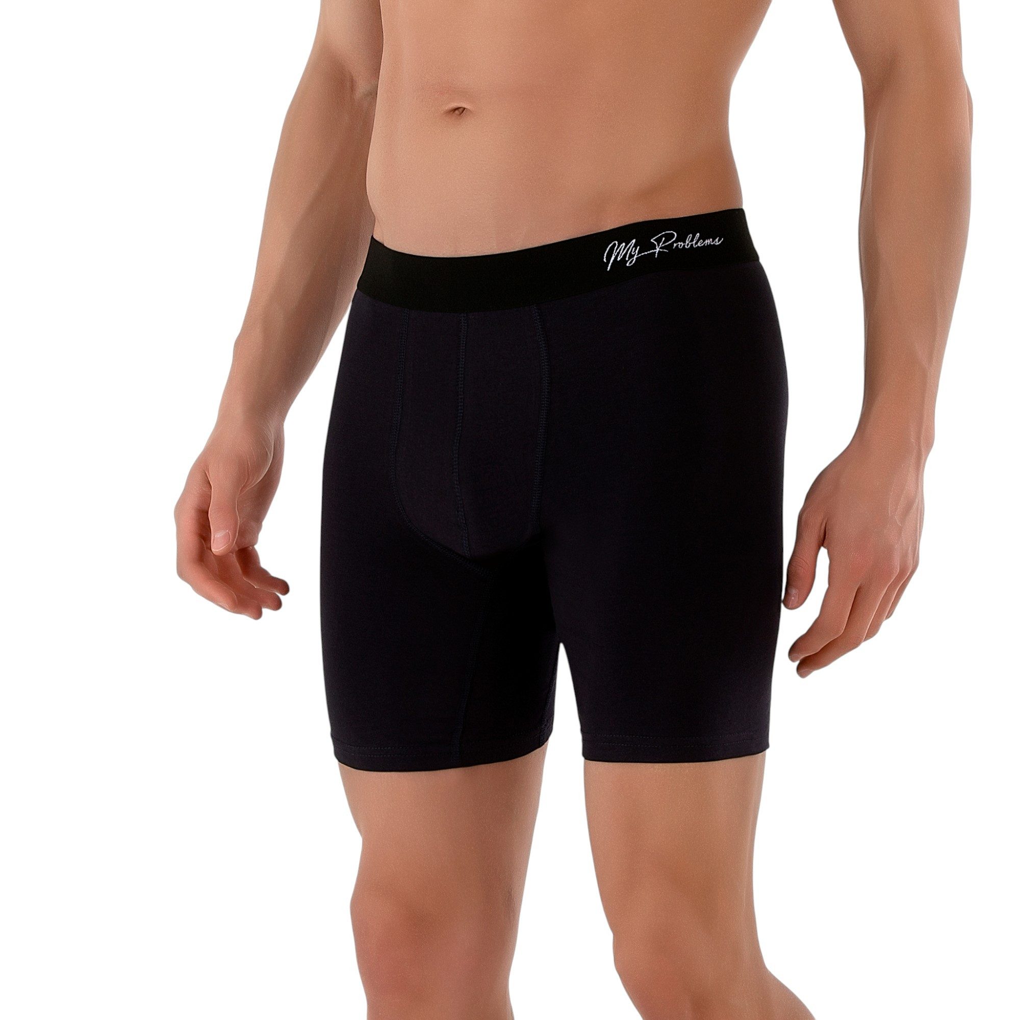 Myproblems Boxershorts Langes Bein 6er Pack Baumwolle Boxershorts Unterwäsche Herren S-4XL