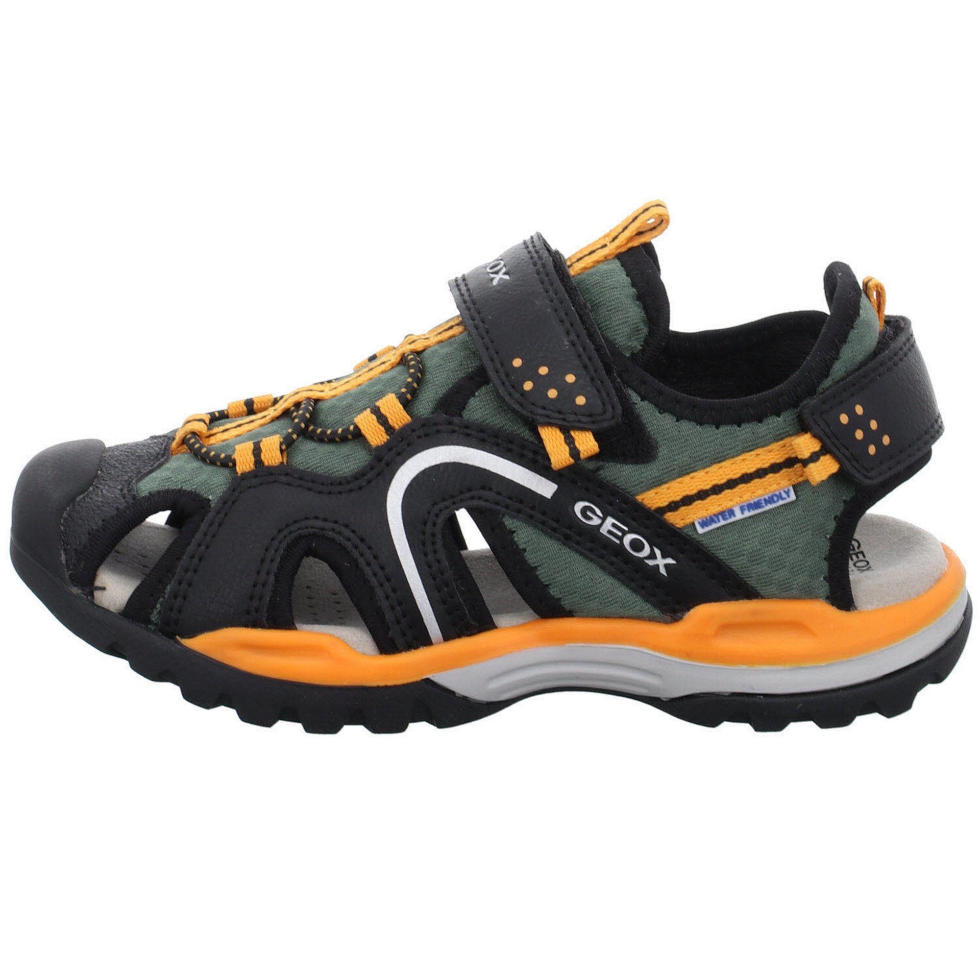 Geox Outdoorsandale Synthetikkombination Schwarz Schuhe Sandale Sandalen Borealis Orange Jungen