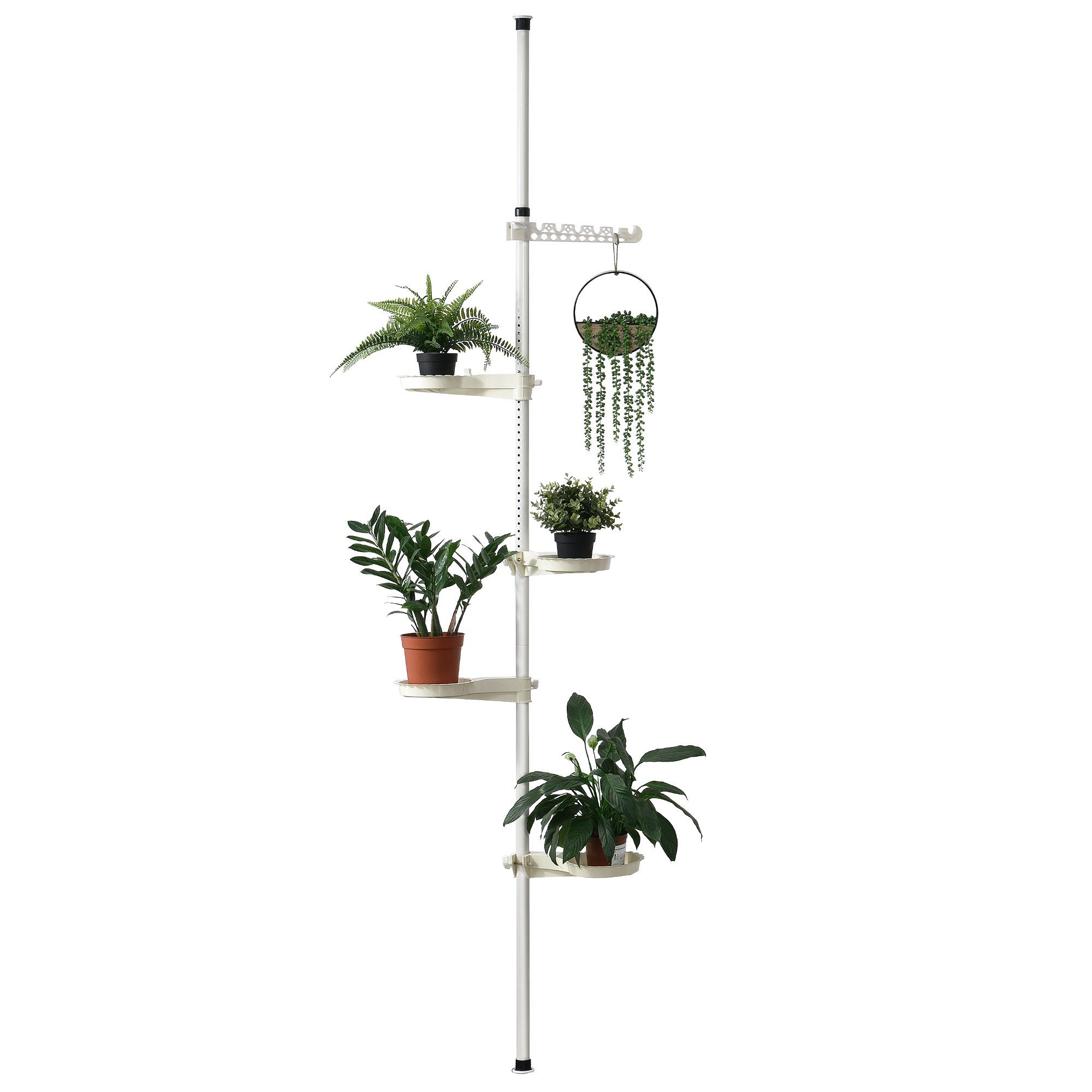 en.casa Blumenständer, Aero Teleskop Blumenregal 110-305cm, 8kg je Fach günstig online kaufen