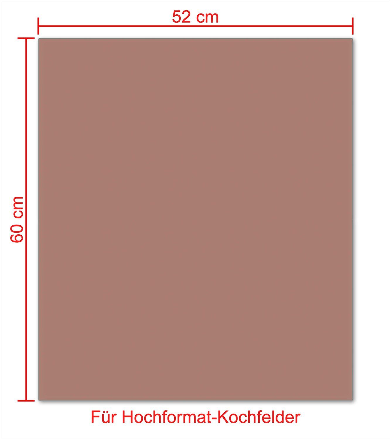 Wallario Herd-Abdeckplatte Pastellpink, ESG-Sicherheitsglas, 5mm 1 (Glasplatte, verschiedene inkl. Größen tlg., Noppen)