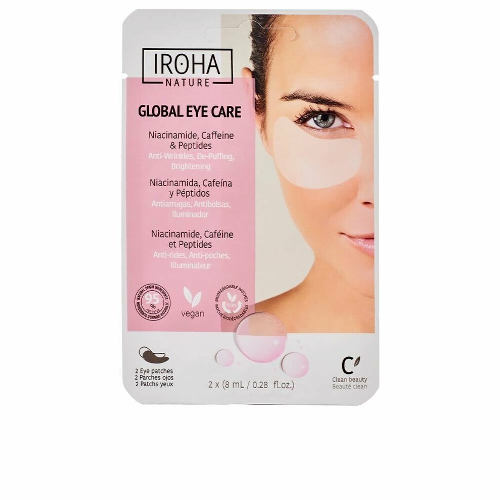Iroha Augencreme Nature Global Eye Care Niacinamide, Caffeine y Peptides 2 U