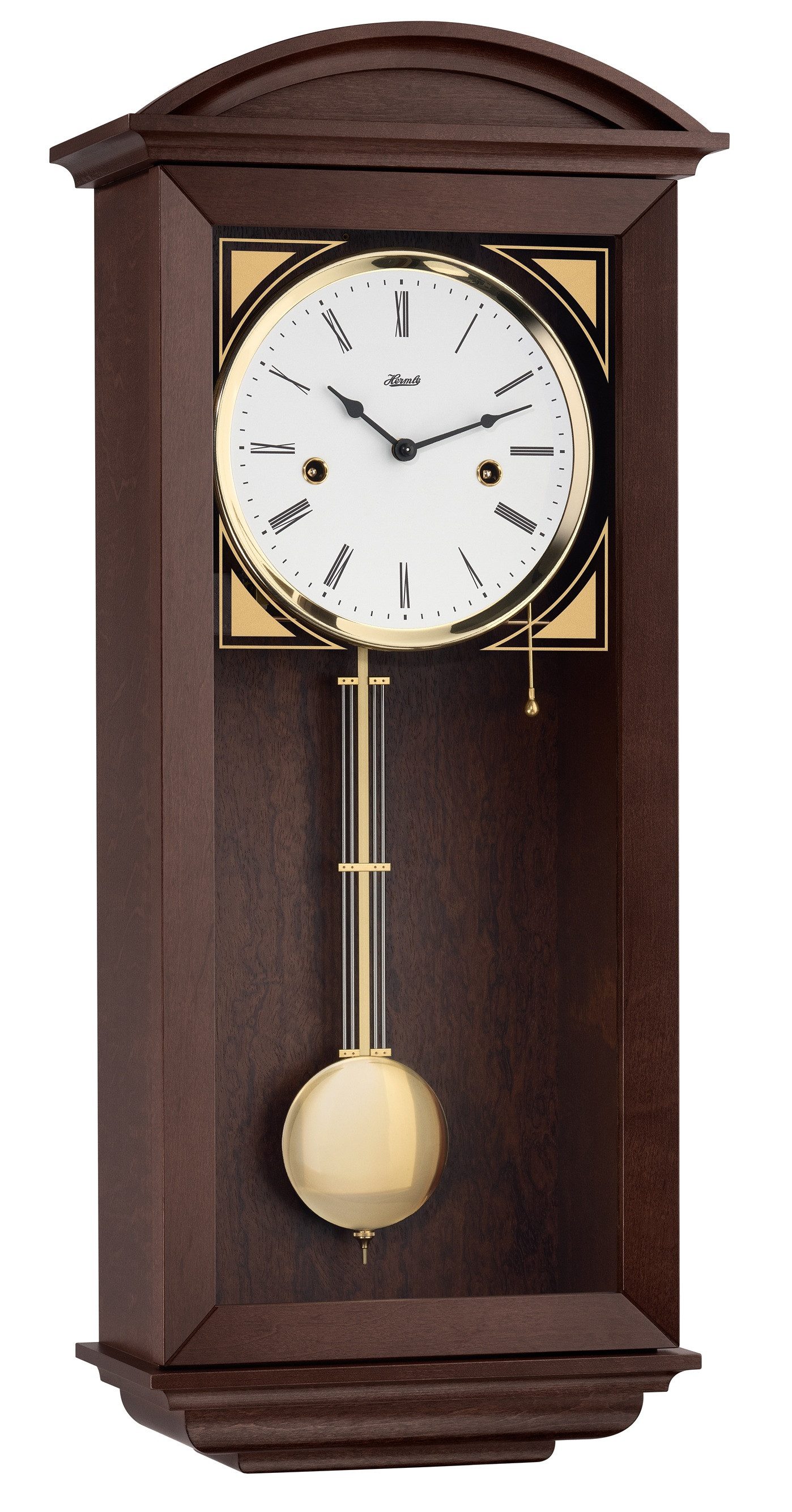 Hermle Pendelwanduhr Hermle 71024 Regulateur mechanisch 14 Tage Uhrwerk 0141 (Schlag auf Tonfeder)