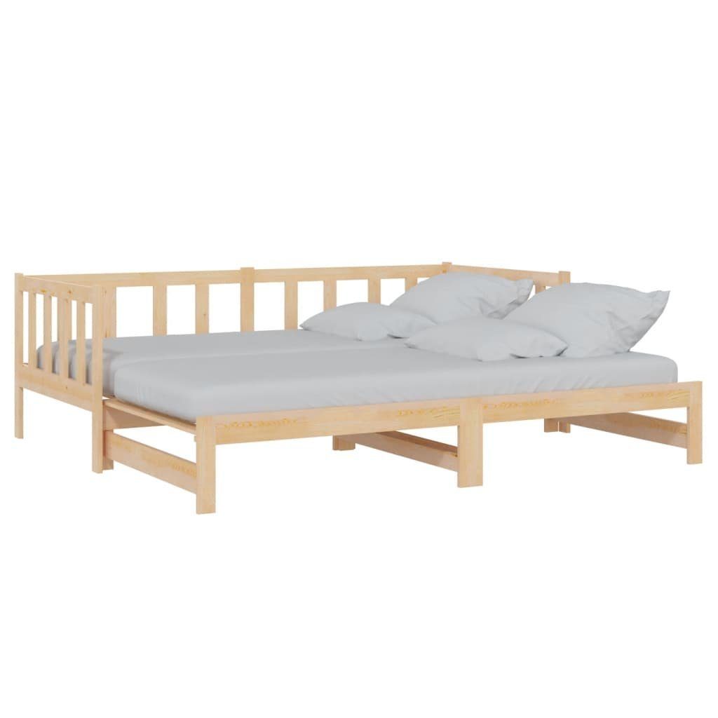 vidaXL Gästebett Gästebett Tagesbett Ausziehbar 90x200 cm Massivholz Kiefer günstig online kaufen