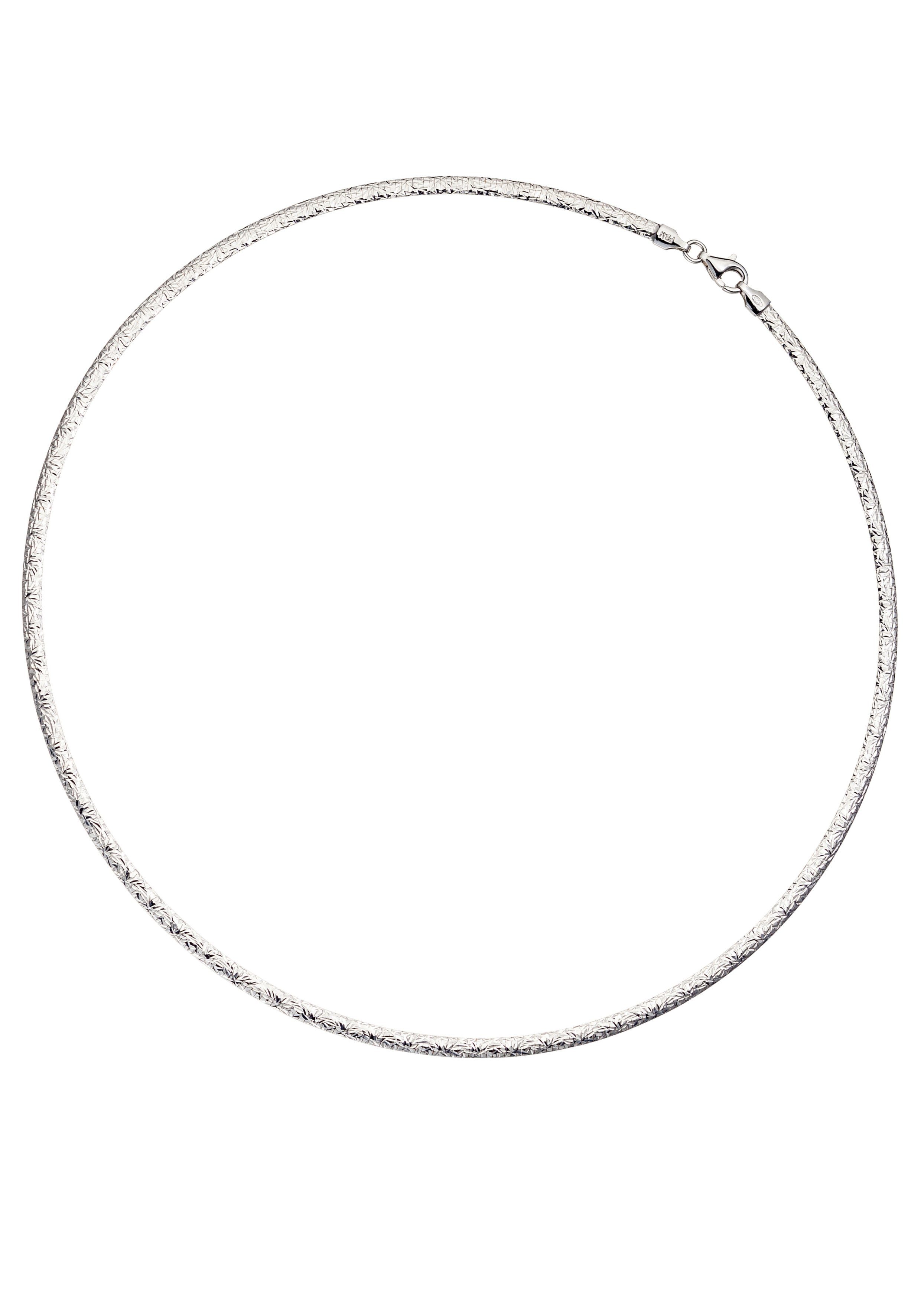 JOBO Halsreif Halskette, 925 Silber ros...