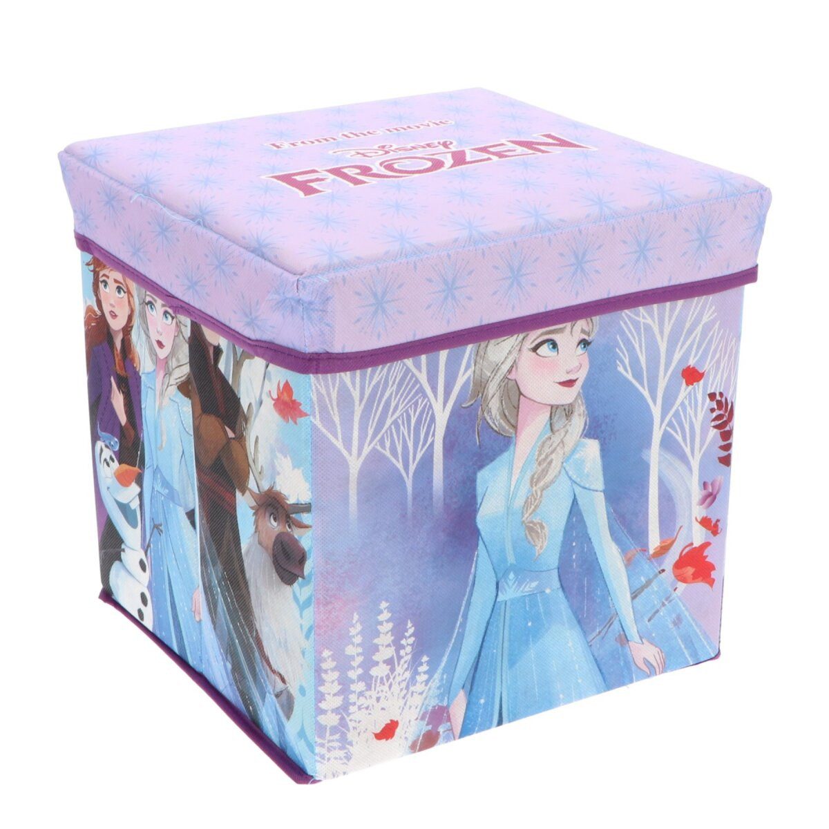 Disney Aufbewahrungsbox Frozen Sitzbox Aufbewahrungsbox zusammenklappbar günstig online kaufen