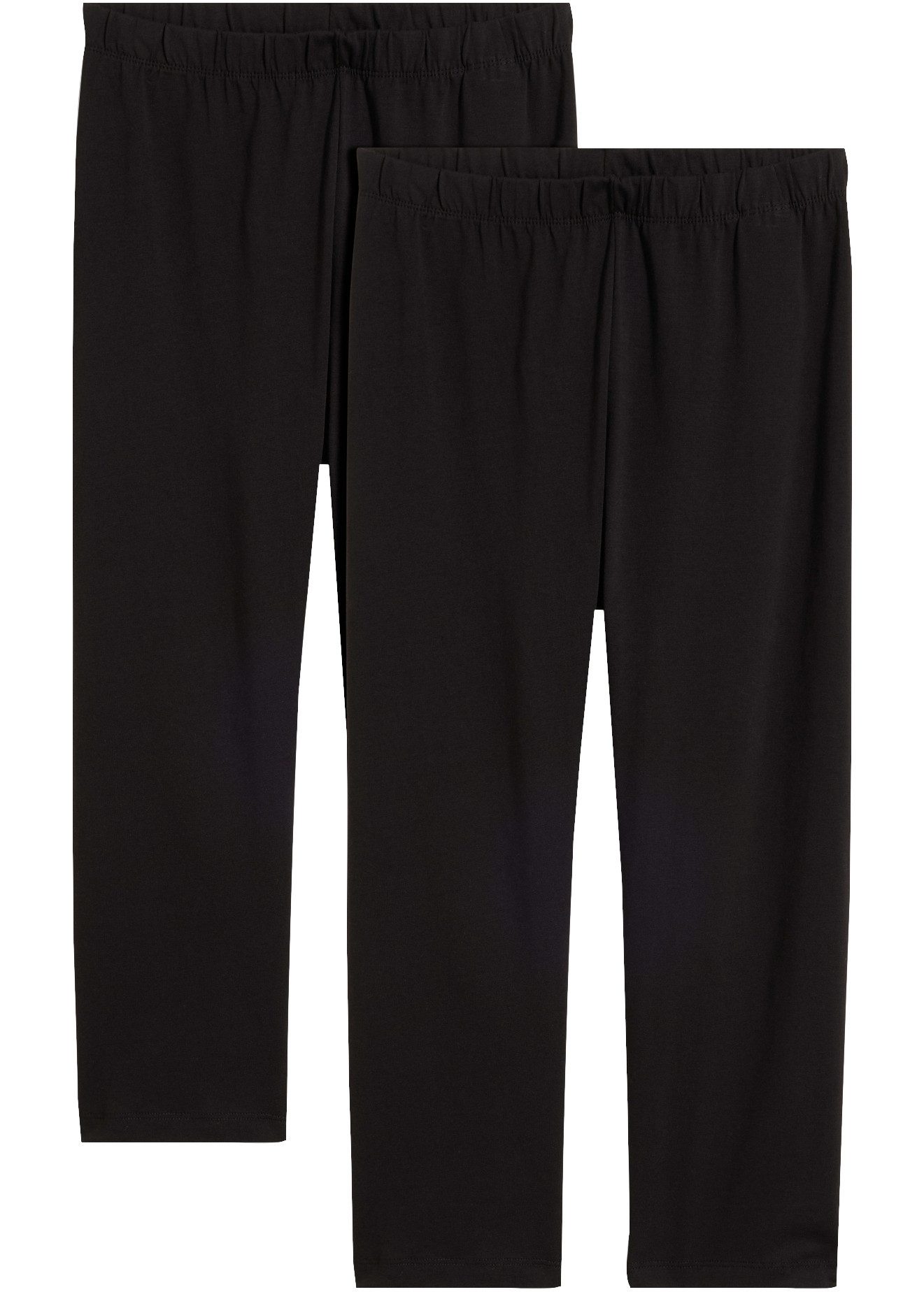 bonprix Caprileggings (Packung, 2er) Skinny Fit, mit Elasthan-Anteil, im 2er-Pack, in mehreren Größen